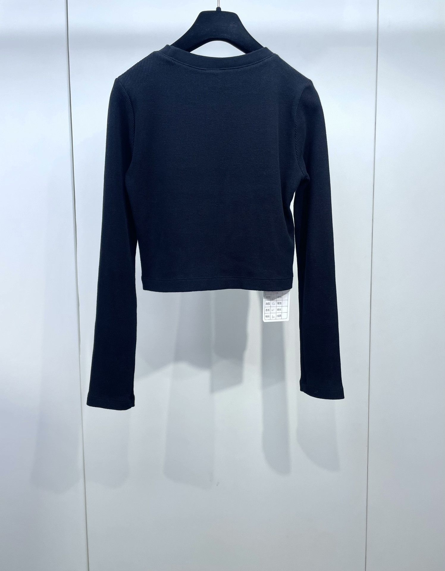 Chrome Hearts Chrome Hearts Black Sanskrit Embroidery Waffle Long-Sleeve Top Size M / US 6-8 / IT 42-44 - 2 Thumbnail