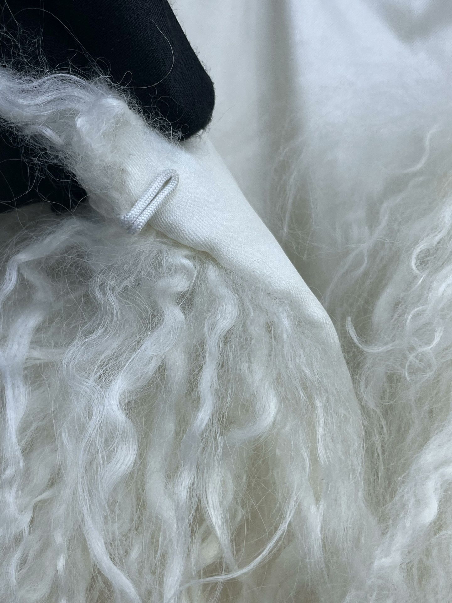 Other Meteo White Sheepskin Fur Vest Size XXS / US 00 / IT 34 - 5 Thumbnail