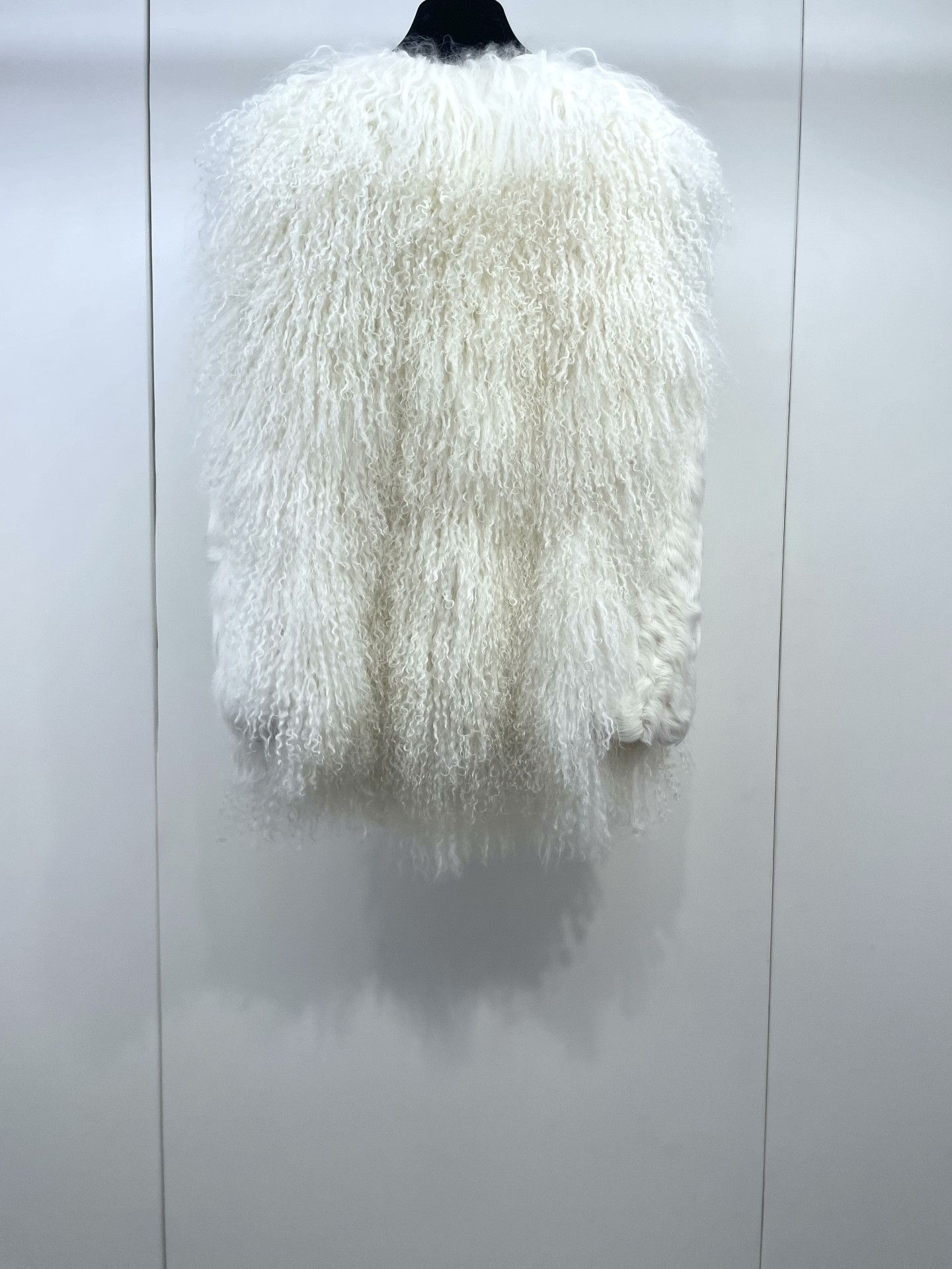 Other Meteo White Sheepskin Fur Vest Size XXS / US 00 / IT 34 - 2 Thumbnail