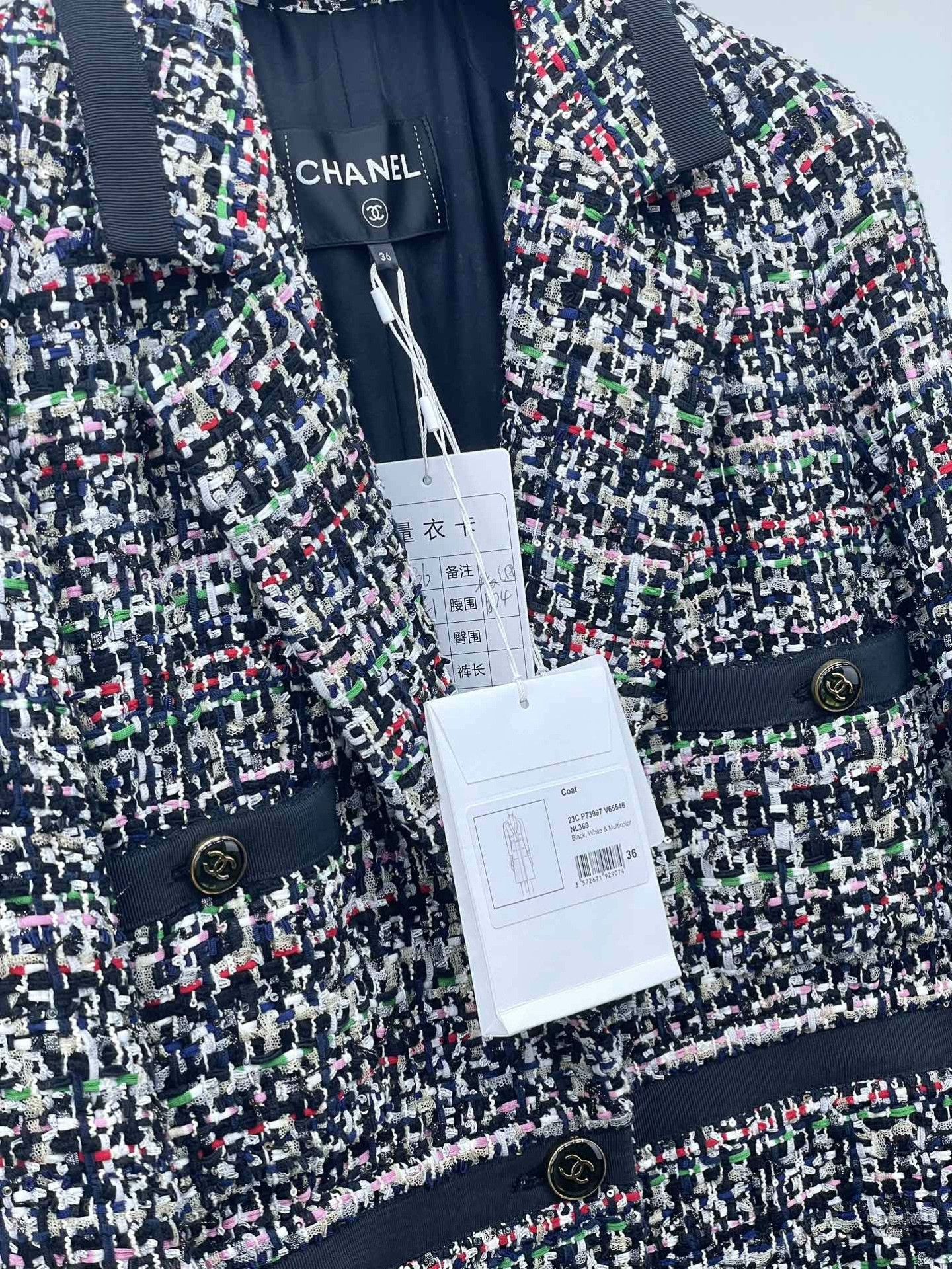 Chanel Chanel 23C Resort Runway Sequin Knit Coat Size XS / US 0-2 / IT 36-38 - 4 Thumbnail