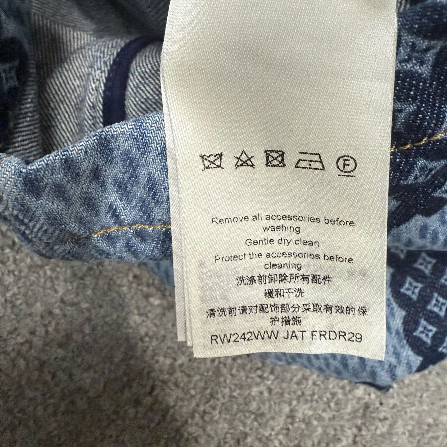 Louis Vuitton Louis Vuitton Blue Monogram Check Dress Size M / US 6-8 / IT 42-44 - 4 Thumbnail
