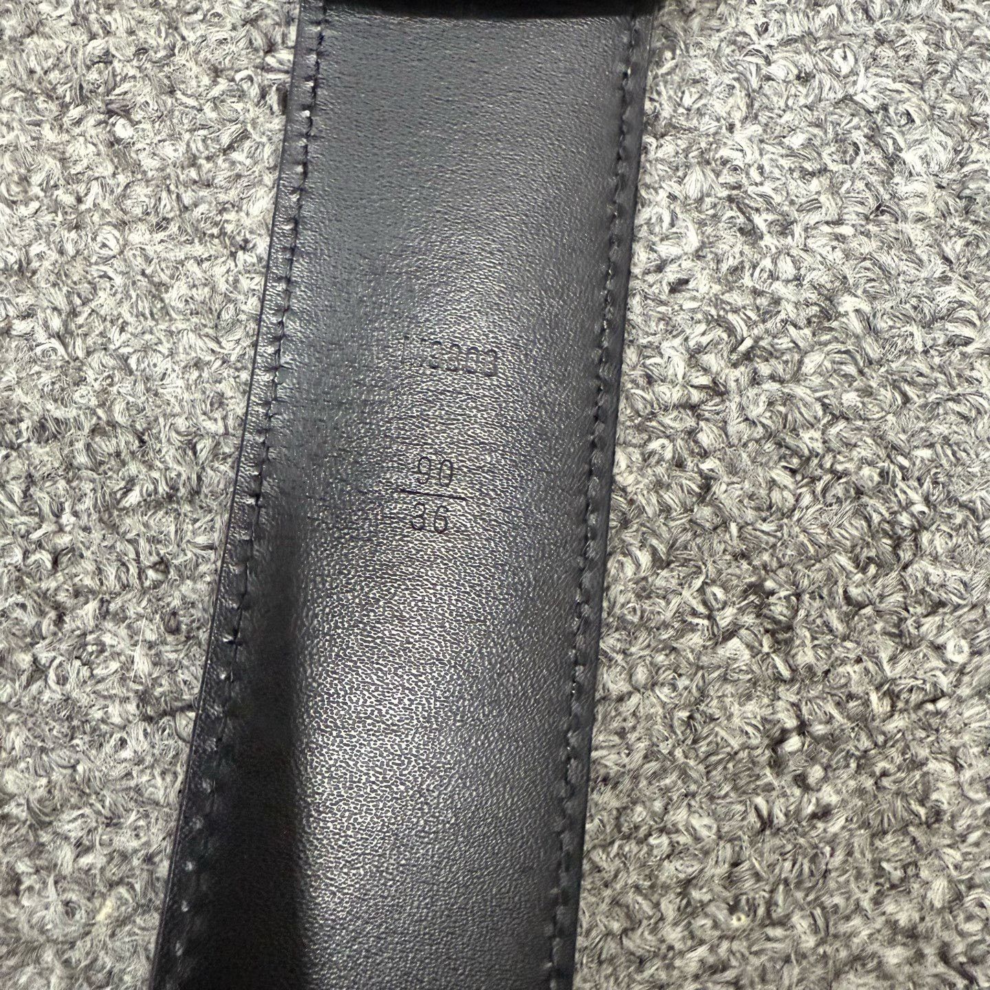 Louis Vuitton Louis Vuitton Damier Black Belt 90 Size ONE SIZE - 4 Thumbnail
