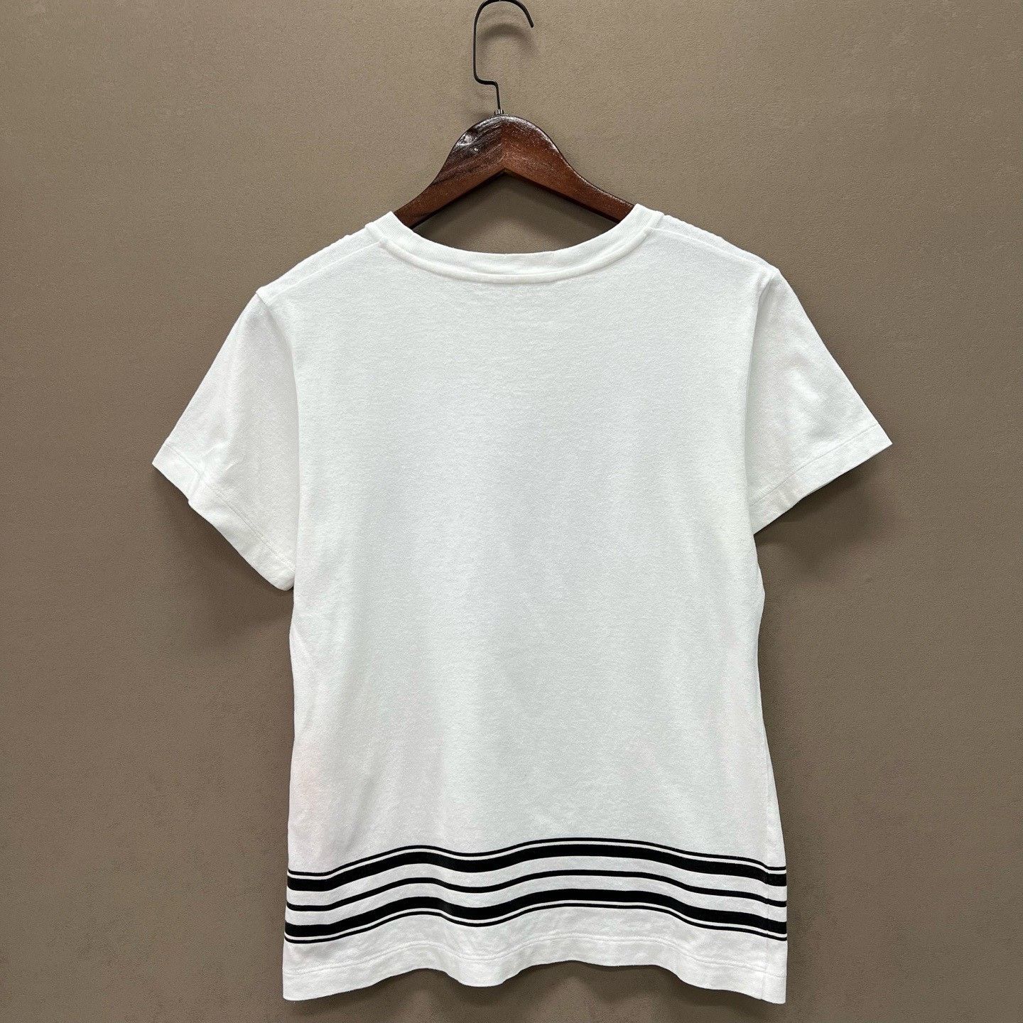 Louis Vuitton Louis Vuitton White Chain Stripe Short-Sleeve Size M / US 6-8 / IT 42-44 - 4 Thumbnail