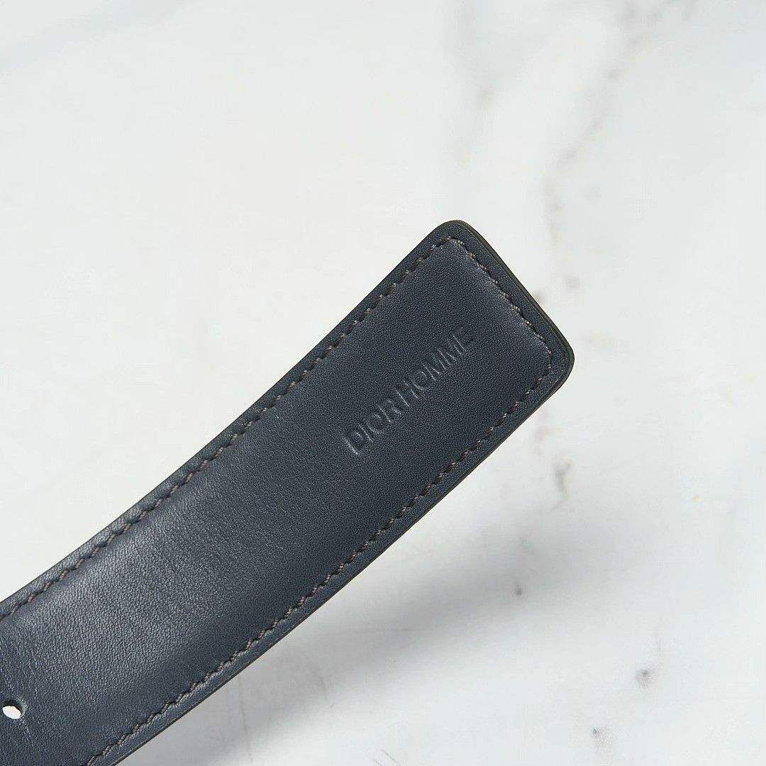 Dior Dior Men's Square Buckle Reversible Belt Size ONE SIZE - 6 Thumbnail