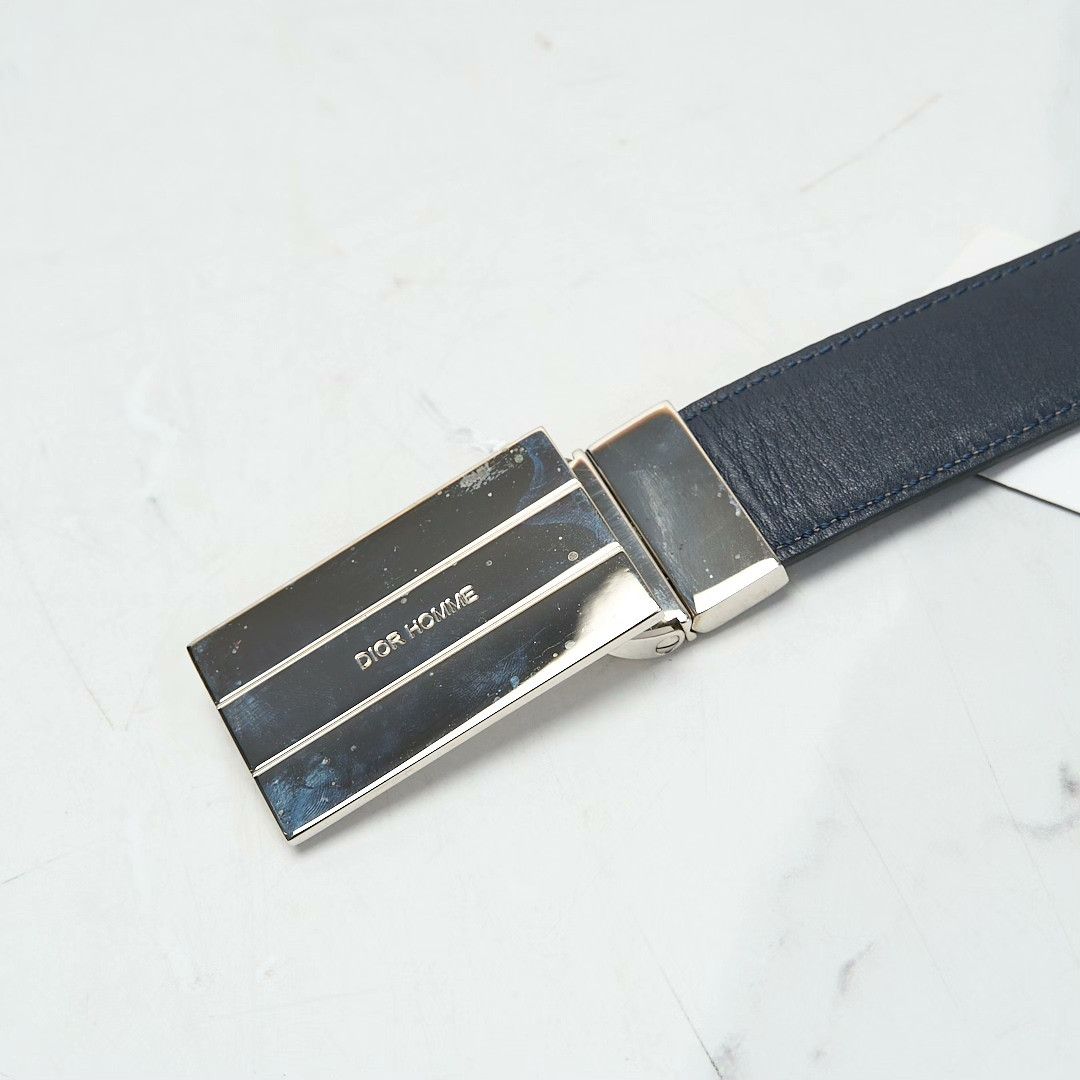 Dior Dior Men's Square Buckle Reversible Belt Size ONE SIZE - 2 Thumbnail