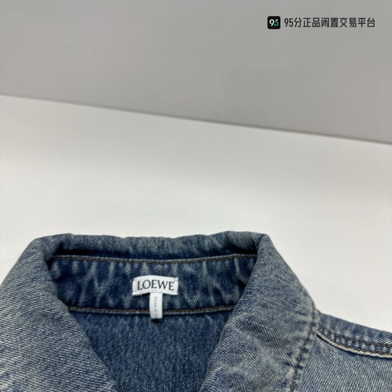 Loewe LOEWE Men's Denim Collar Button-Up Jacket Size US M / EU 48-50 / 2 - 7 Thumbnail