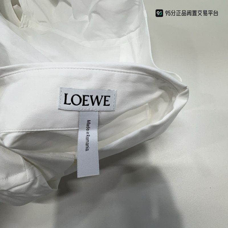 Loewe LOEWE Solid Lapel Long-Sleeve Fashion Shirt Size US S / EU 44-46 / 1 - 2 Thumbnail