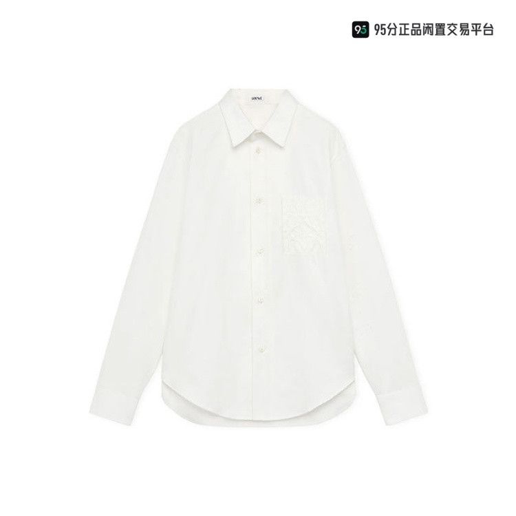 Loewe LOEWE Men's Solid Casual Long-Sleeve Shirt Size US M / EU 48-50 / 2 - 6 Thumbnail