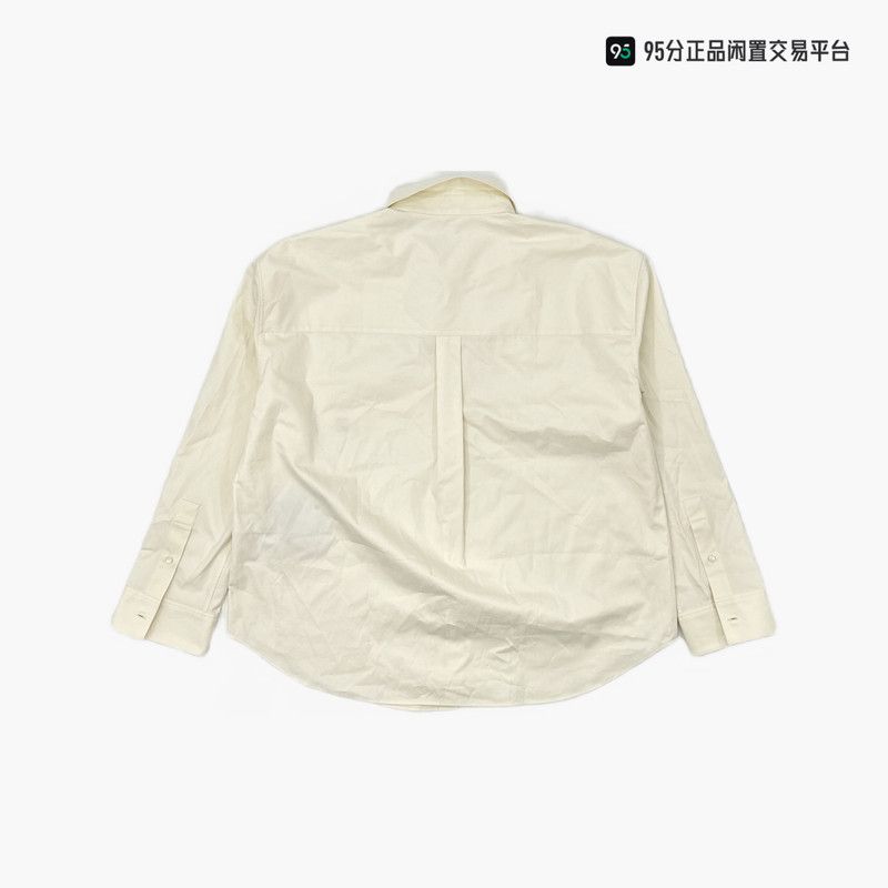 Loewe LOEWE SS26 Men's Cotton Lapel Embroidered Long-Sleeve Shirt Size US XS / EU 42 / 0 - 5 Thumbnail