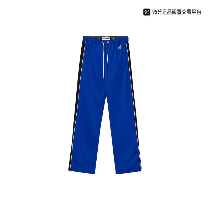 Loewe LOEWE Men's Blue Logo Embroidered Sweatpants Size US 30 / EU 46 - 3 Thumbnail