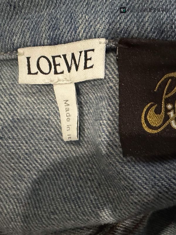 Loewe LOEWE Men's Gradient Fish Print Denim Jacket Size US S / EU 44-46 / 1 - 3 Thumbnail