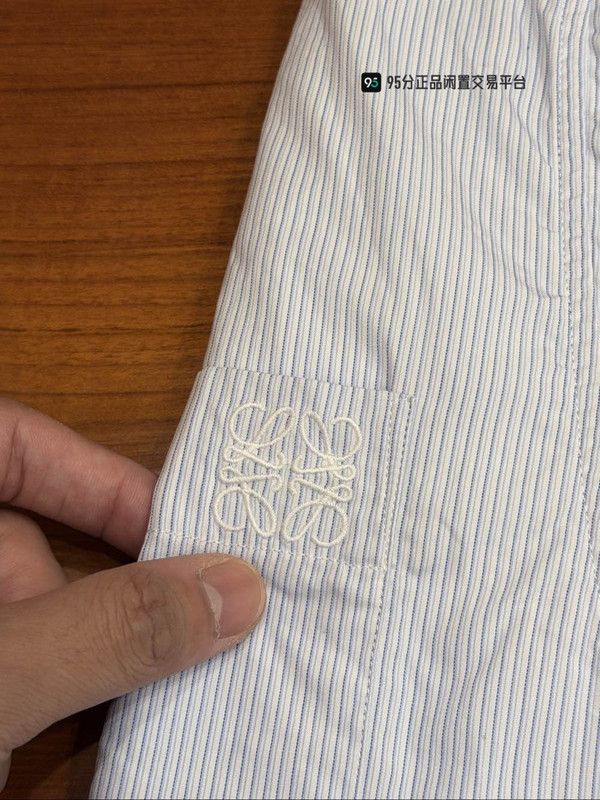 Loewe LOEWE Unisex Light Blue Long-Sleeve Shirt Size US L / EU 52-54 / 3 - 4 Thumbnail