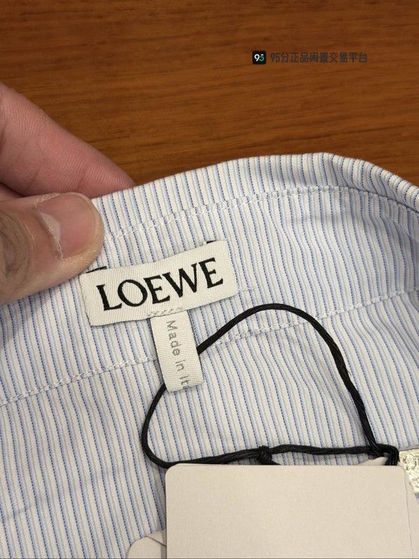 Loewe LOEWE Unisex Light Blue Long-Sleeve Shirt Size US L / EU 52-54 / 3 - 7 Thumbnail