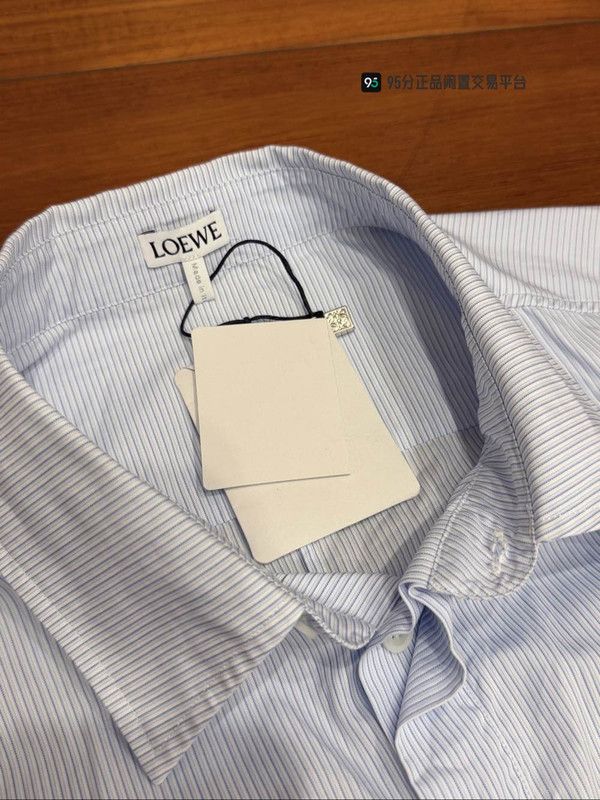 Loewe LOEWE Unisex Light Blue Long-Sleeve Shirt Size US L / EU 52-54 / 3 - 2 Thumbnail