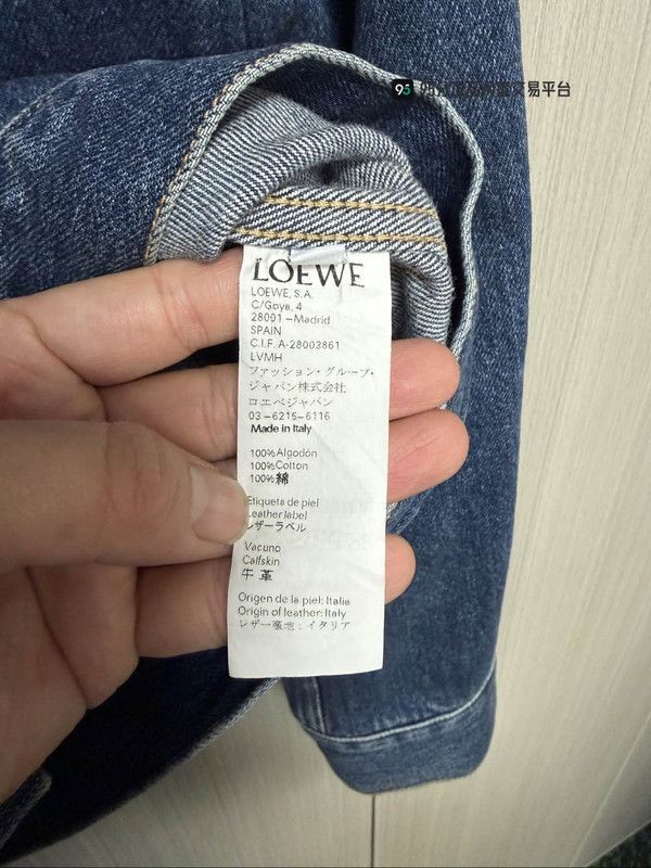 Loewe LOEWE Unisex Blue Denim Long Sleeve Jacket Size US M / EU 48-50 / 2 - 3 Thumbnail