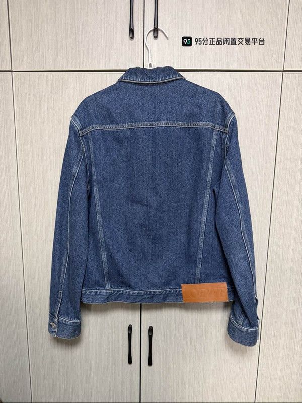 Loewe LOEWE Unisex Blue Denim Long Sleeve Jacket Size US M / EU 48-50 / 2 - 4 Thumbnail