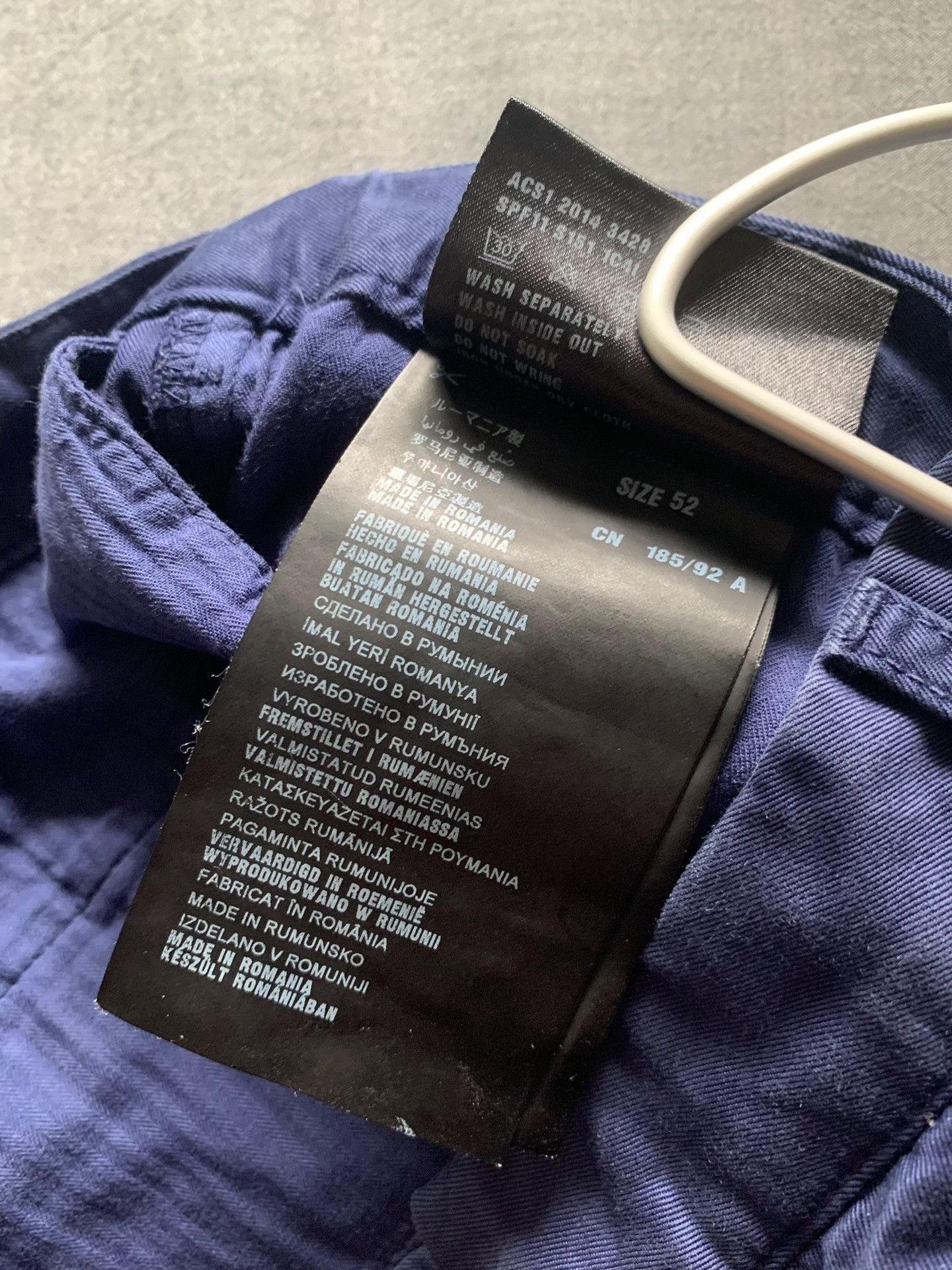 Prada Prada Dark Blue Cargo Shorts Size US 31 - 8 Thumbnail