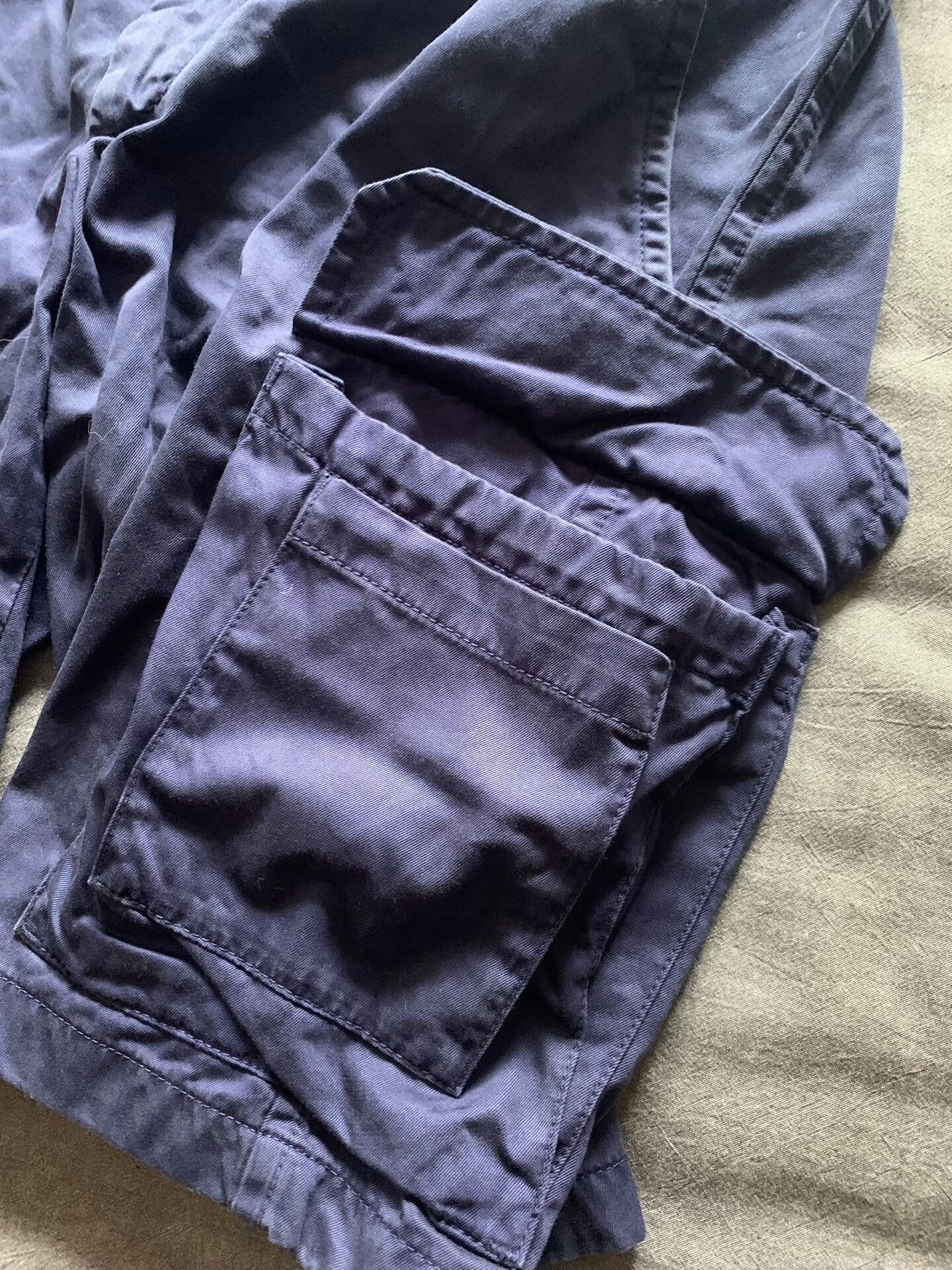 Prada Prada Dark Blue Cargo Shorts Size US 31 - 5 Thumbnail