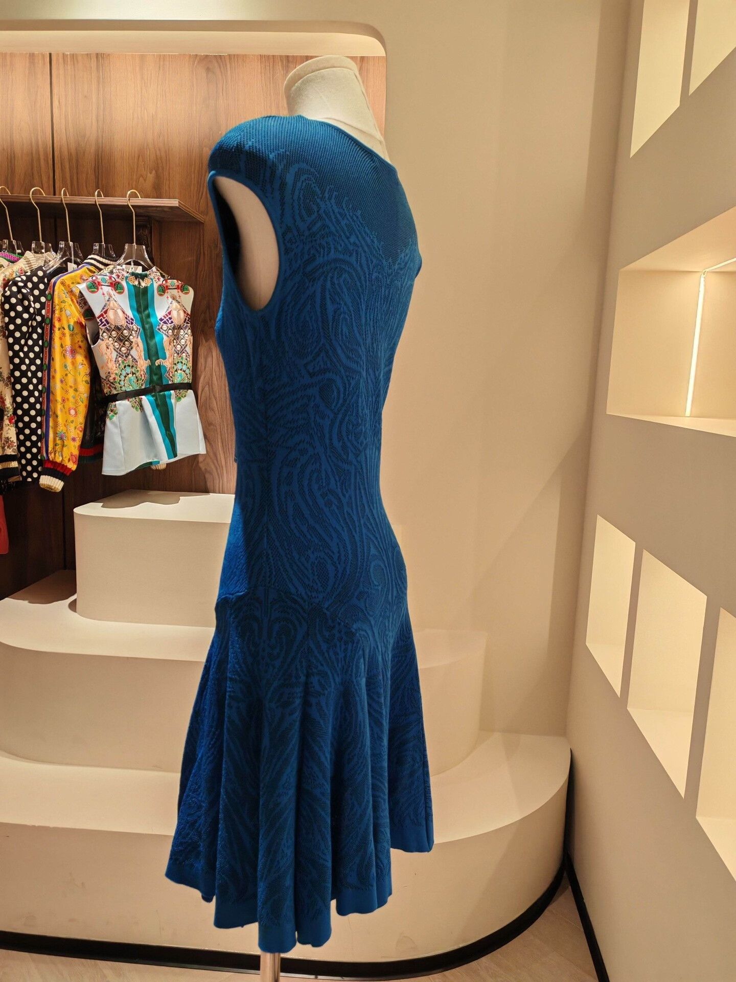 Other RVN Blue Sleeveless Dress Size M / US 6-8 / IT 42-44 - 2 Thumbnail