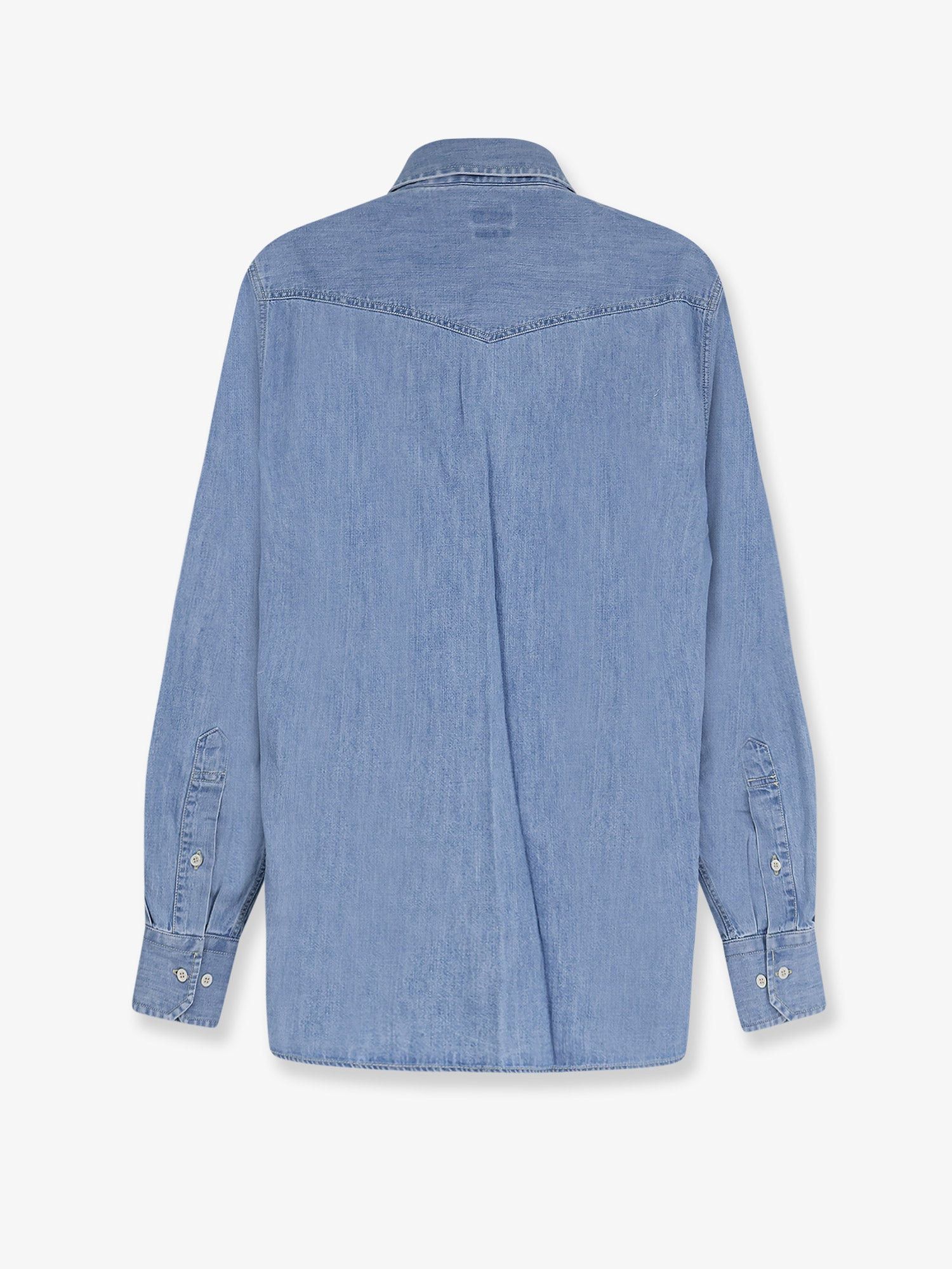 Brunello Cucinelli Denim Shirt Size US L / EU 52-54 / 3 - 2 Thumbnail