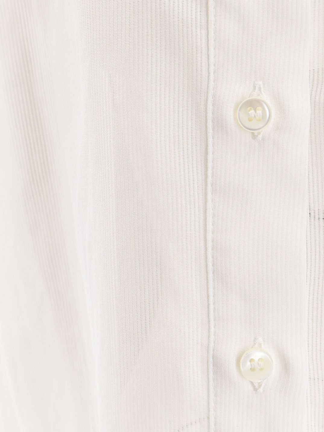Brunello Cucinelli Cotton Shirt With Monili Detail Size XS / US 0-2 / IT 36-38 - 3 Thumbnail