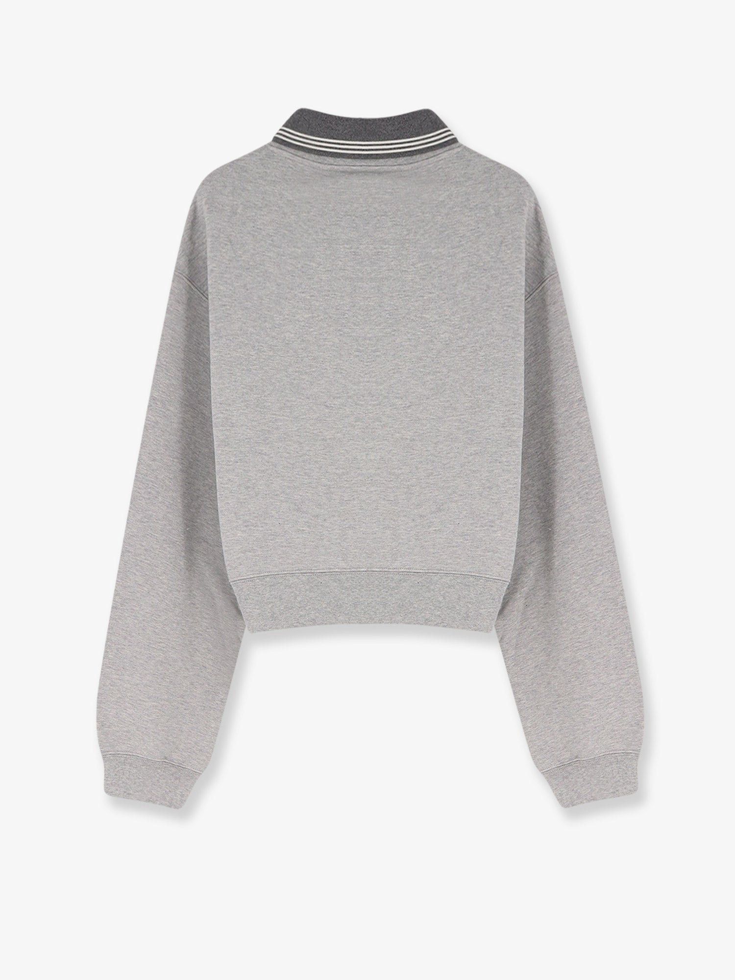 Miu Miu Melange Cotton Sweatshirt Size XS / US 0-2 / IT 36-38 - 2 Thumbnail