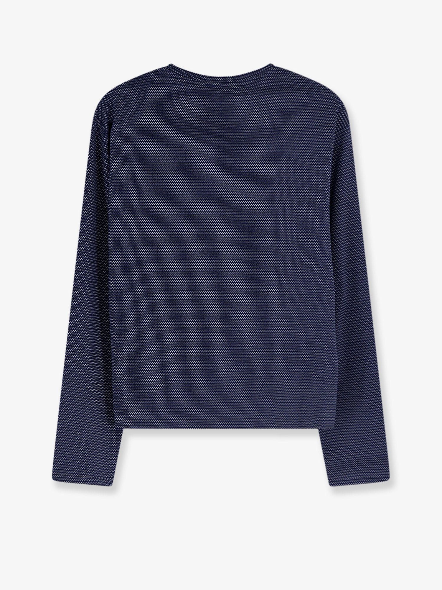 Miu Miu Two-Tone Jersey T-Shirt With Logo Lettering Size M / US 6-8 / IT 42-44 - 2 Thumbnail