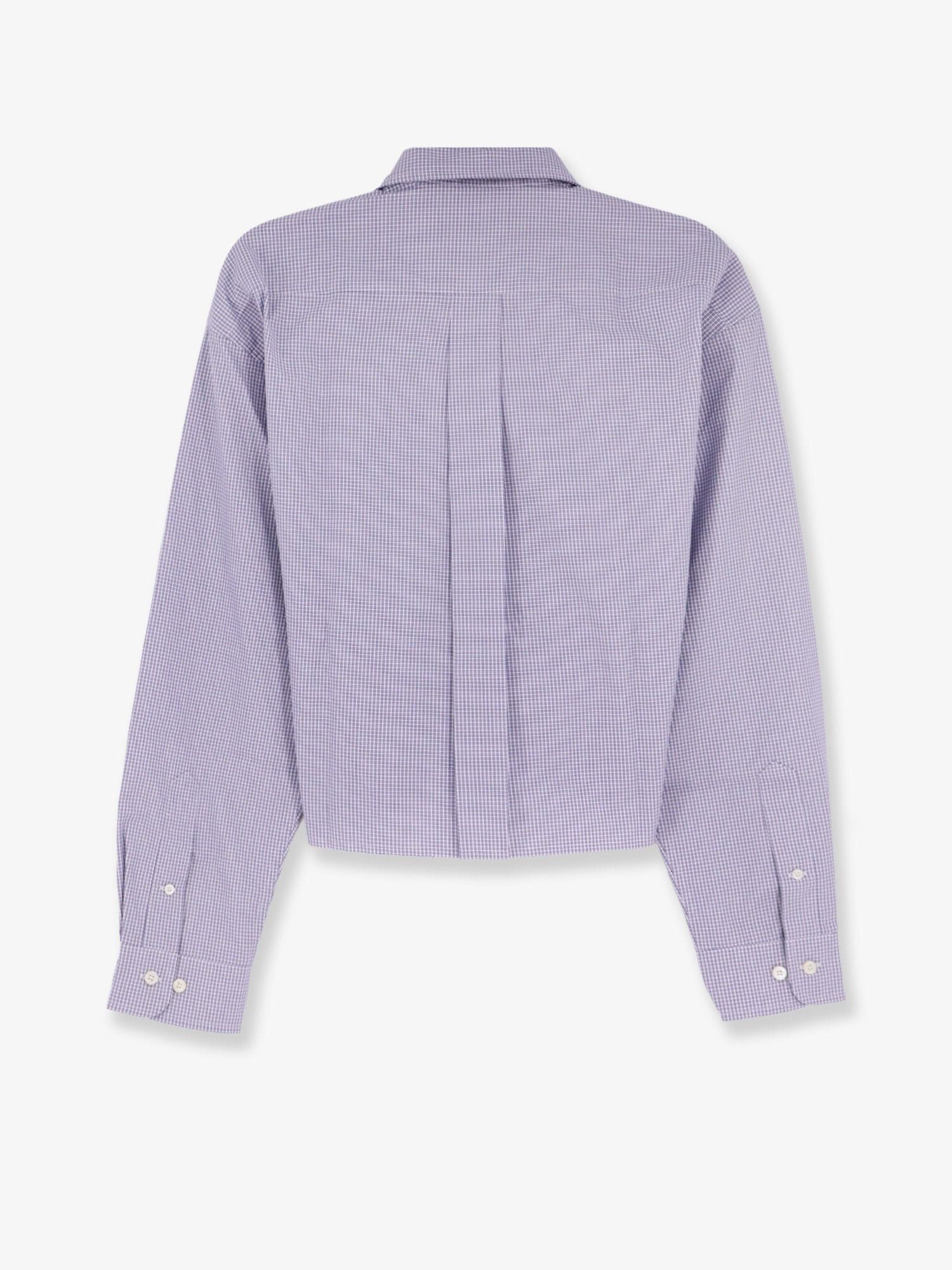 Miu Miu Pin Check Cotton Shirt Size S / US 4 / IT 40 - 2 Thumbnail
