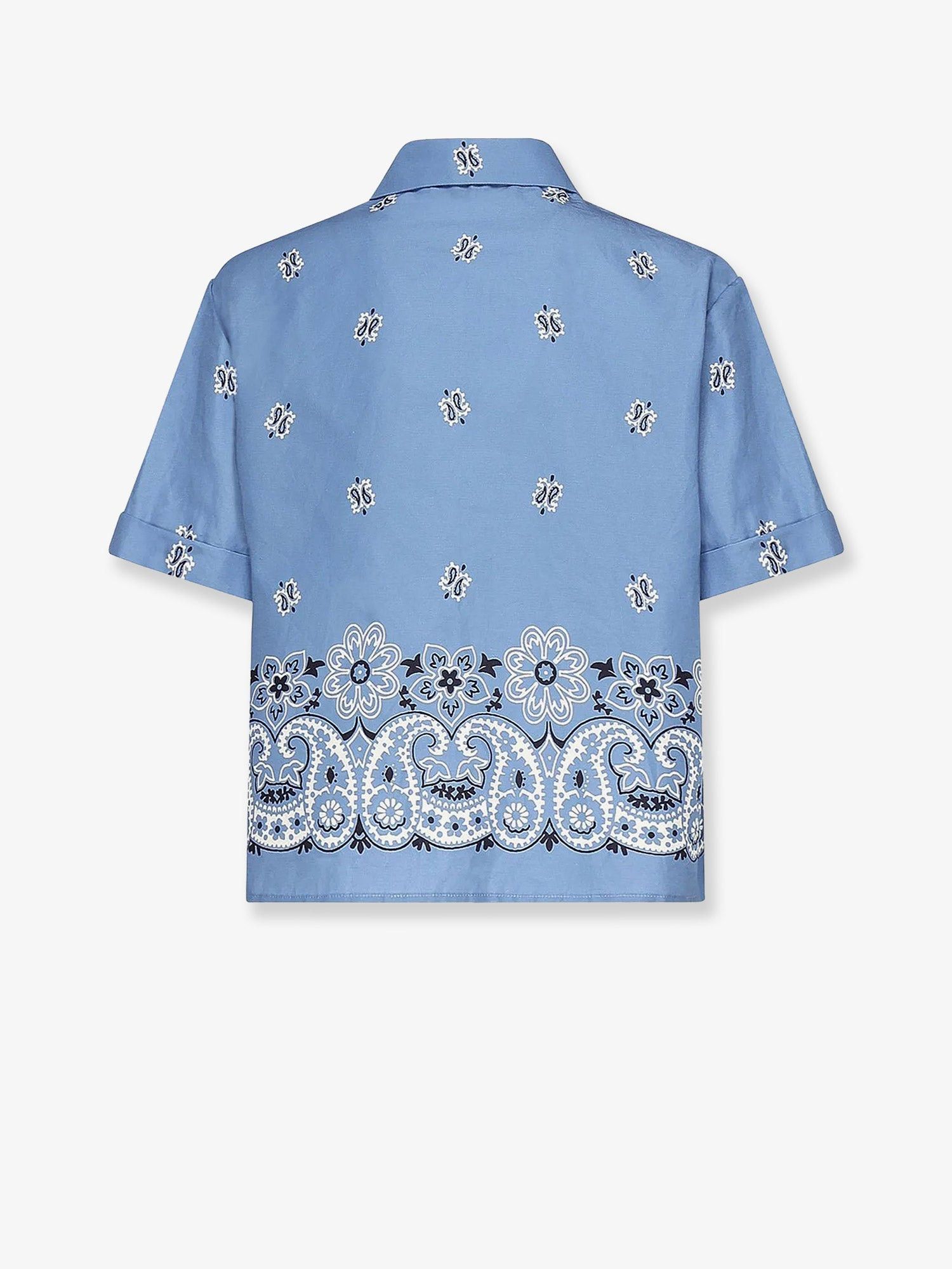 Miu Miu Bandana Cotton And Linen Shirt Size S / US 4 / IT 40 - 2 Thumbnail