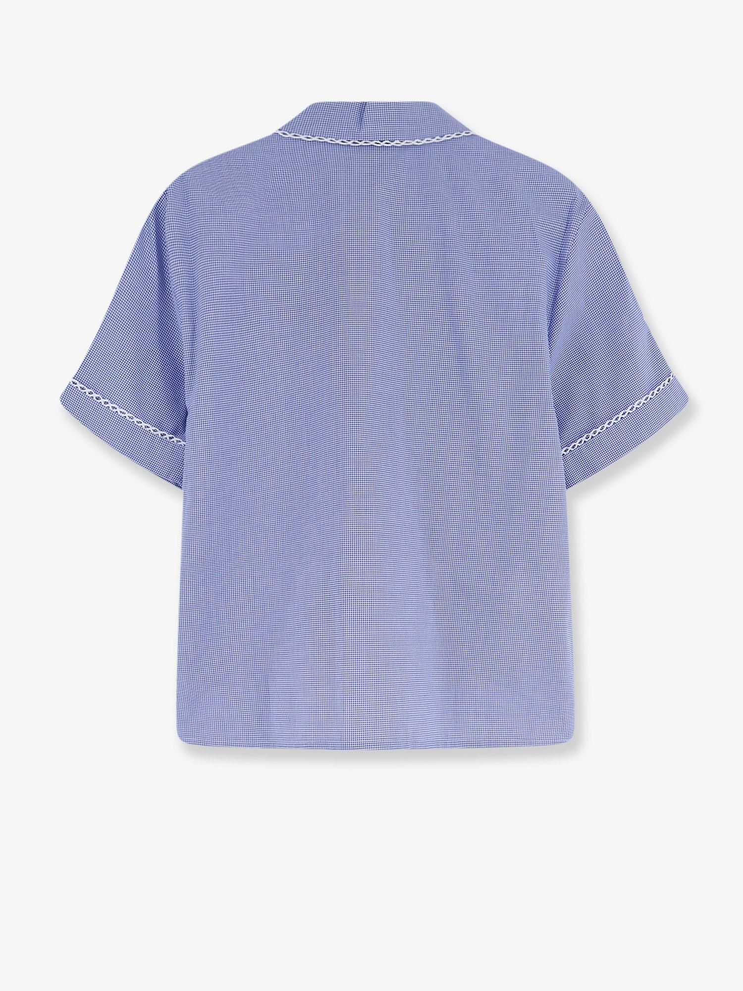 Miu Miu Vichy Cotton Shirt Size M / US 6-8 / IT 42-44 - 2 Thumbnail