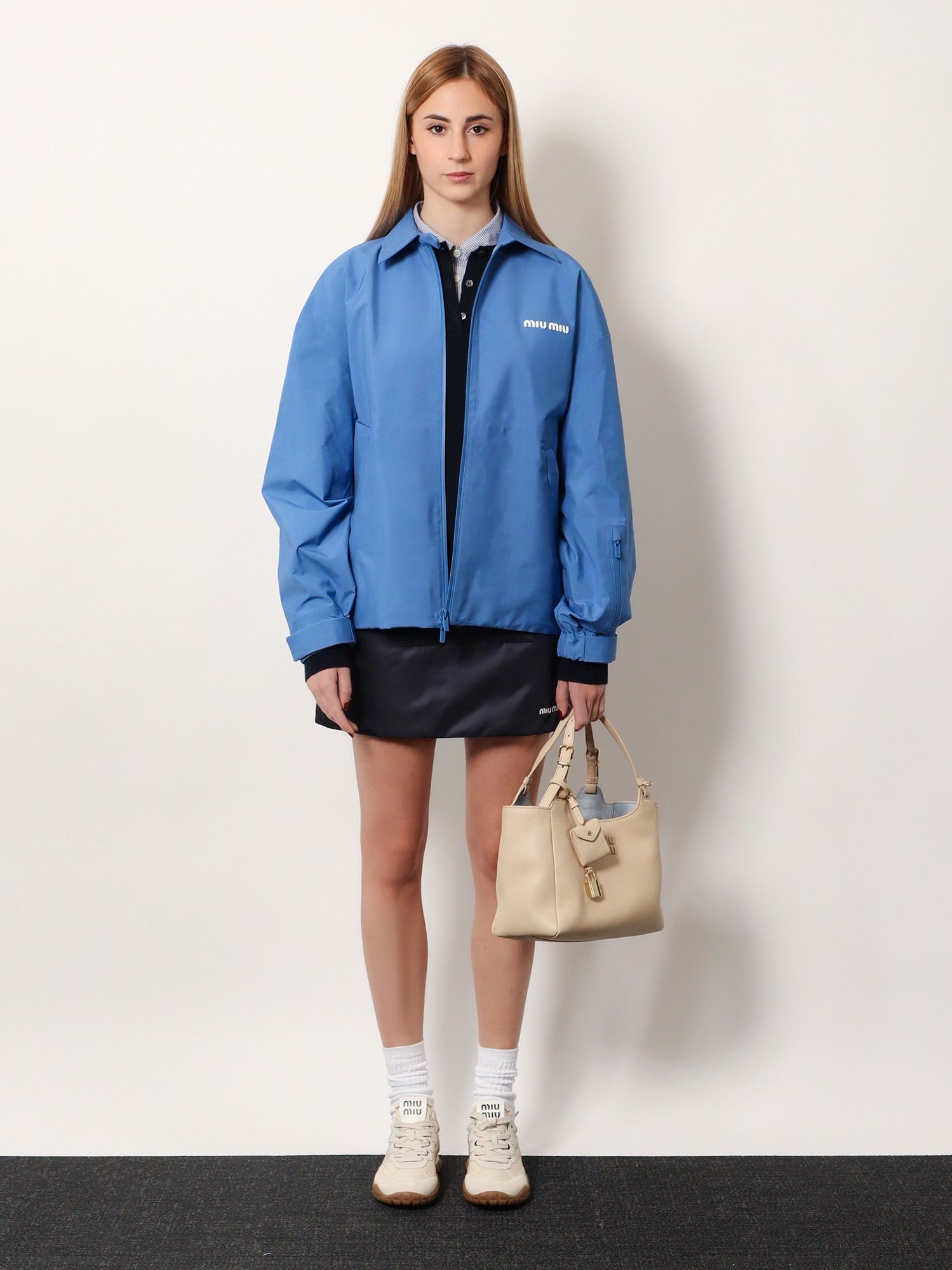 Miu Miu Technical Fabric Jacket Size XS / US 0-2 / IT 36-38 - 4 Thumbnail