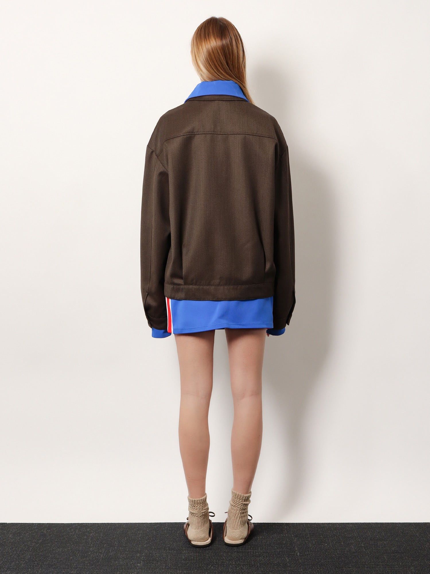 Miu Miu Virgin Wool Jacket With Logo Detail Size M / US 6-8 / IT 42-44 - 5 Thumbnail