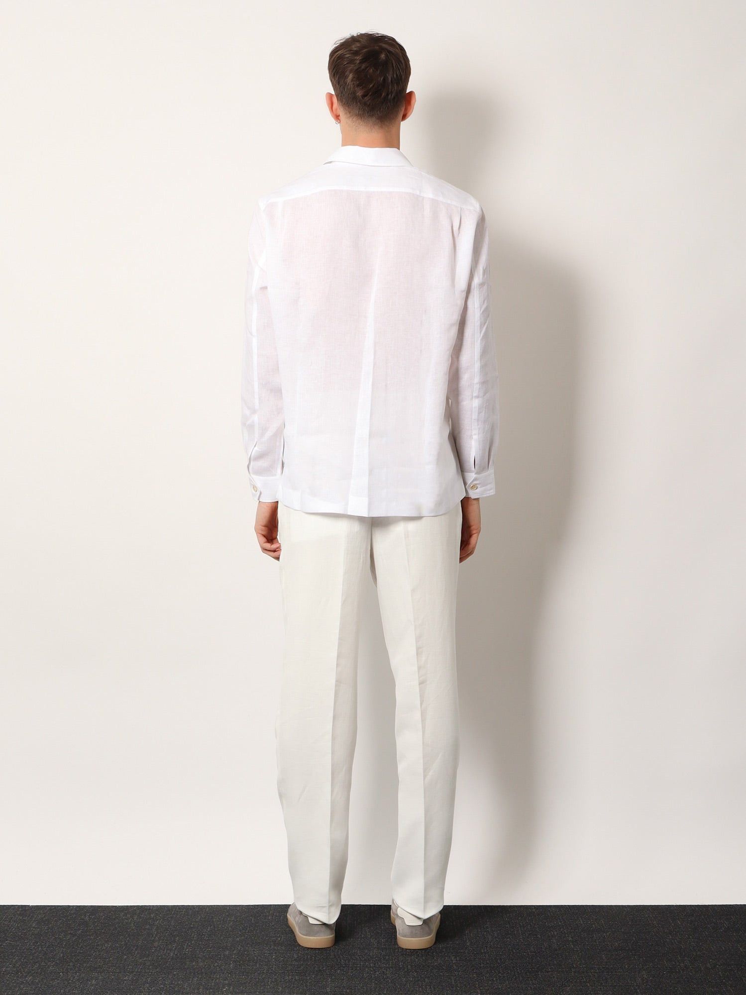 Brunello Cucinelli Easy Fit Linen Shirt Size US L / EU 52-54 / 3 - 5 Thumbnail