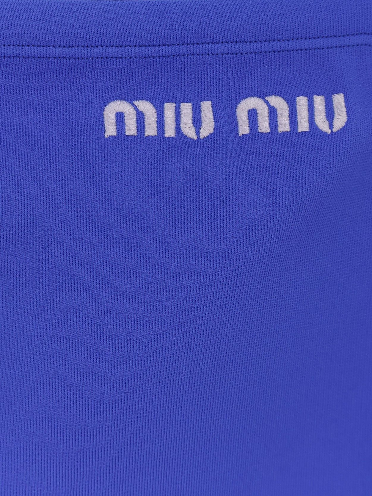 Miu Miu Recycled Material Mini Skirt Size 28" / US 6 / IT 42 - 3 Thumbnail