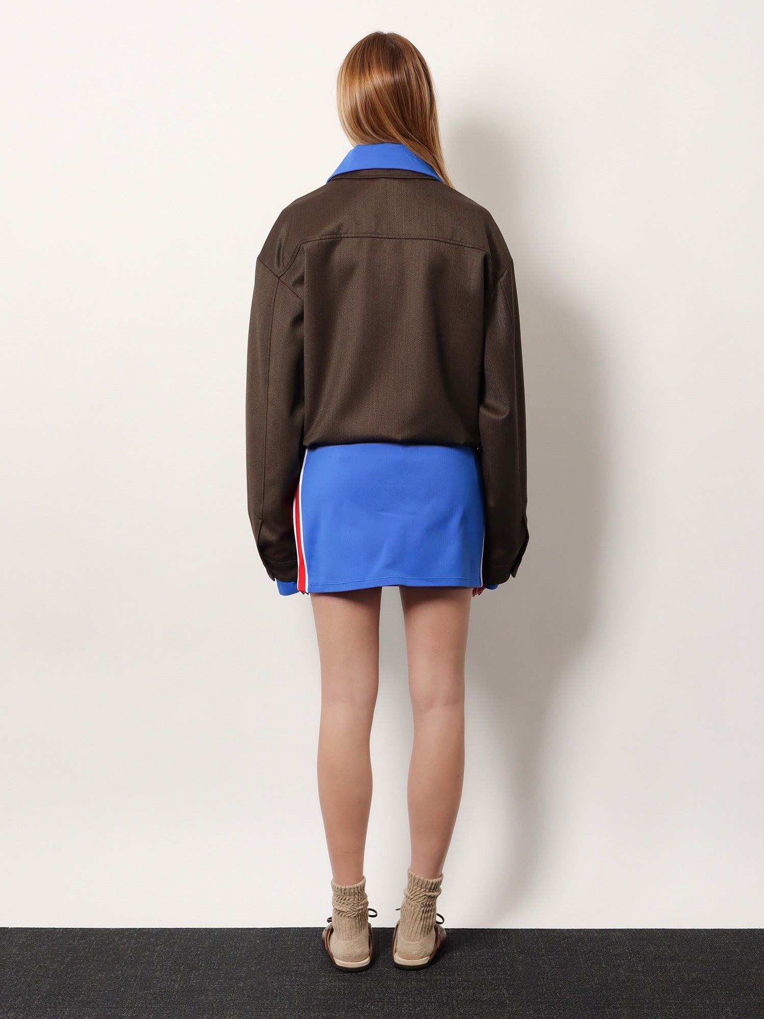 Miu Miu Recycled Material Mini Skirt Size 28" / US 6 / IT 42 - 5 Thumbnail