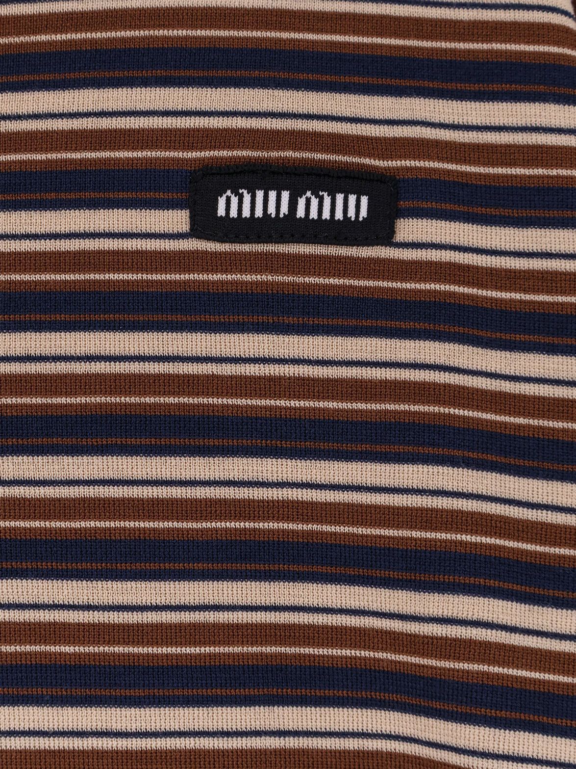 Miu Miu Virgin Wool Polo Shirt Size S / US 4 / IT 40 - 3 Thumbnail