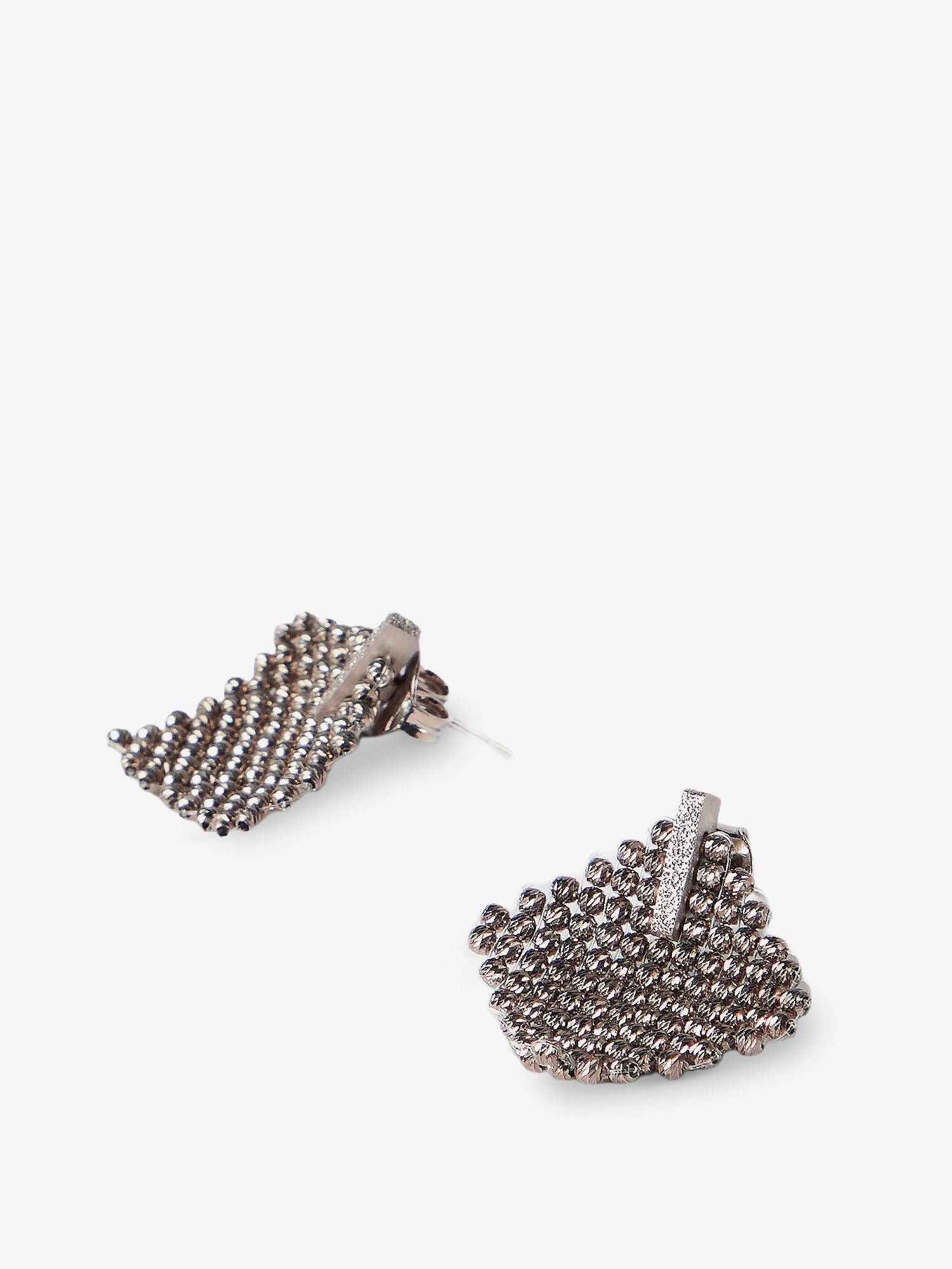 Brunello Cucinelli Silver Monili Earrings Size ONE SIZE - 2 Thumbnail