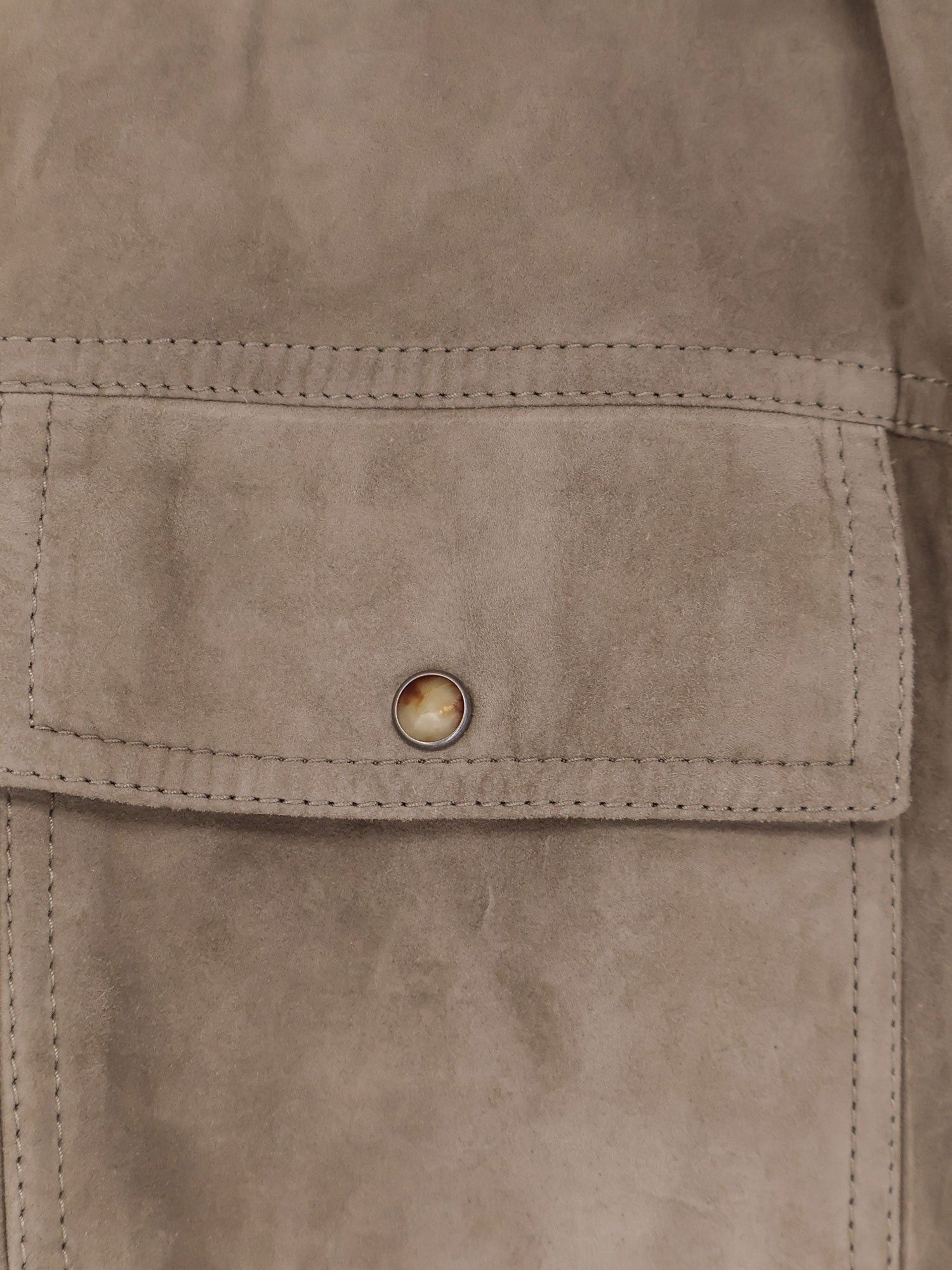 Brunello Cucinelli Suede Shirt Size M / US 6-8 / IT 42-44 - 3 Thumbnail