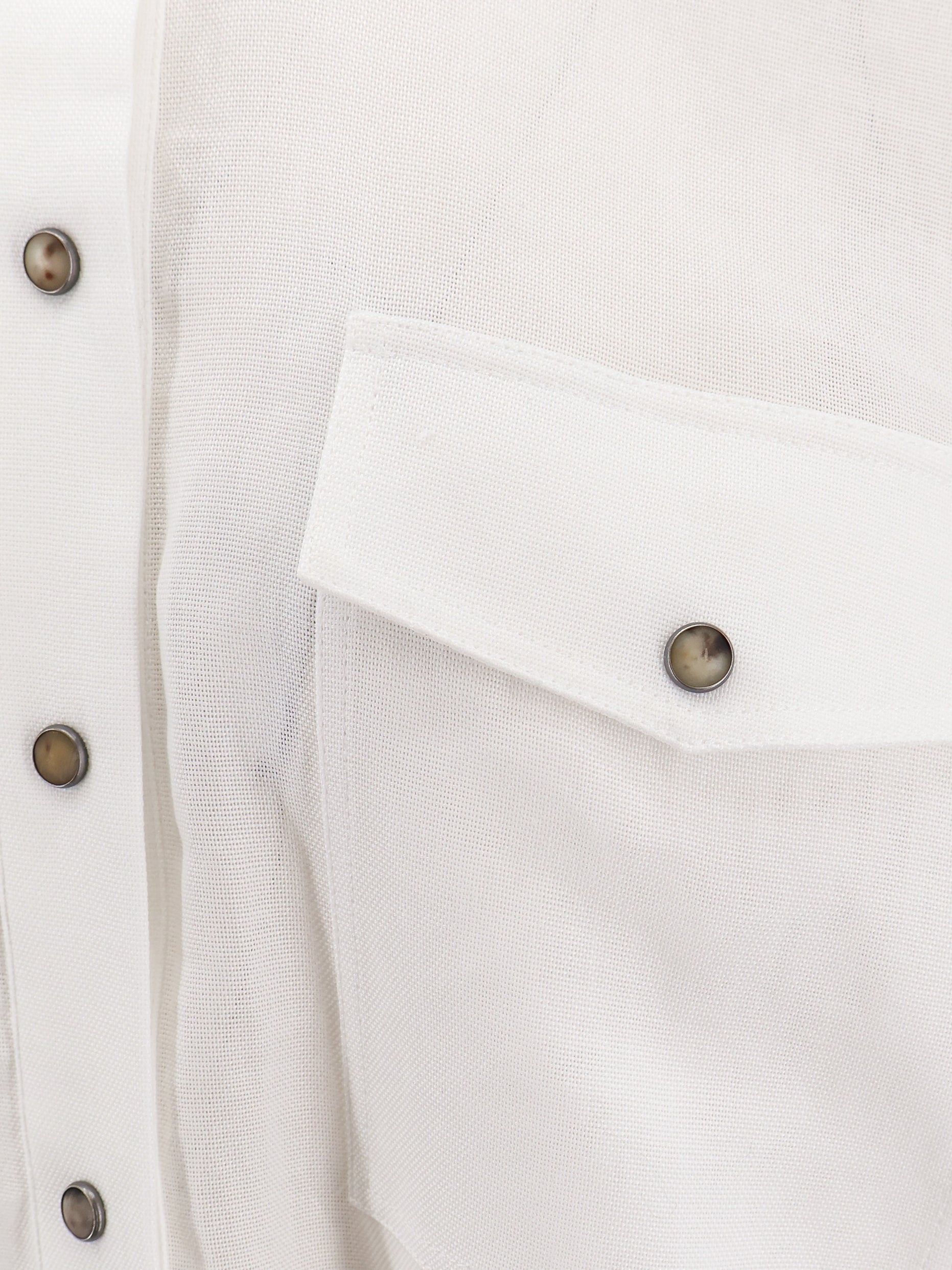 Brunello Cucinelli Cotton Shirt Size M / US 6-8 / IT 42-44 - 3 Thumbnail