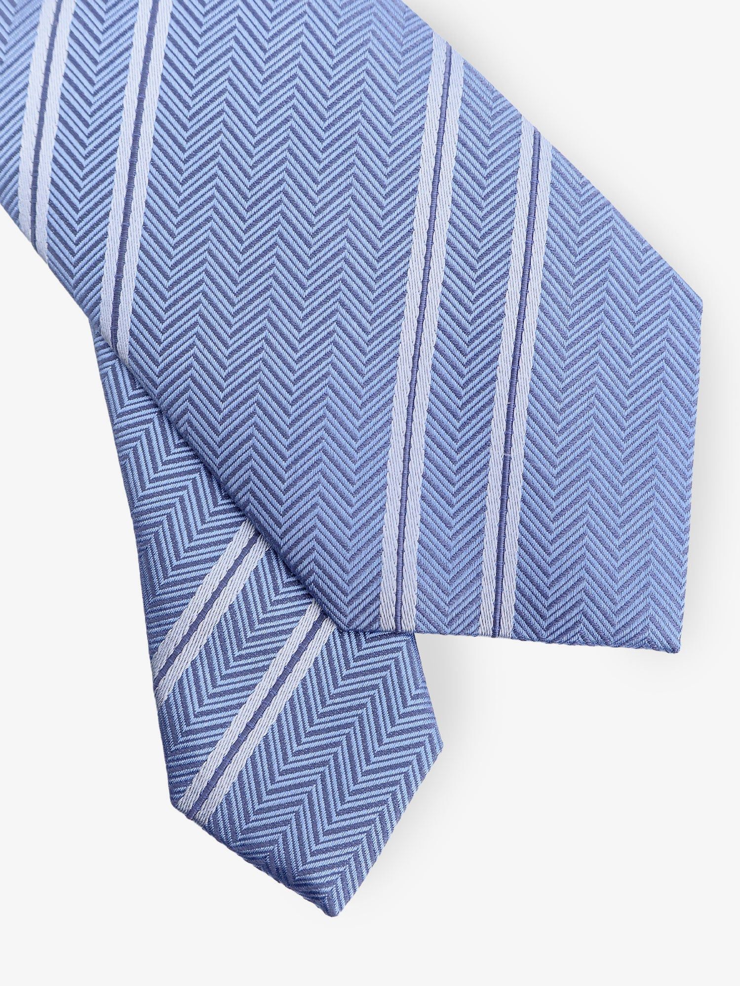 Brunello Cucinelli Silk Tie With Regimental Motif Size ONE SIZE - 3 Thumbnail