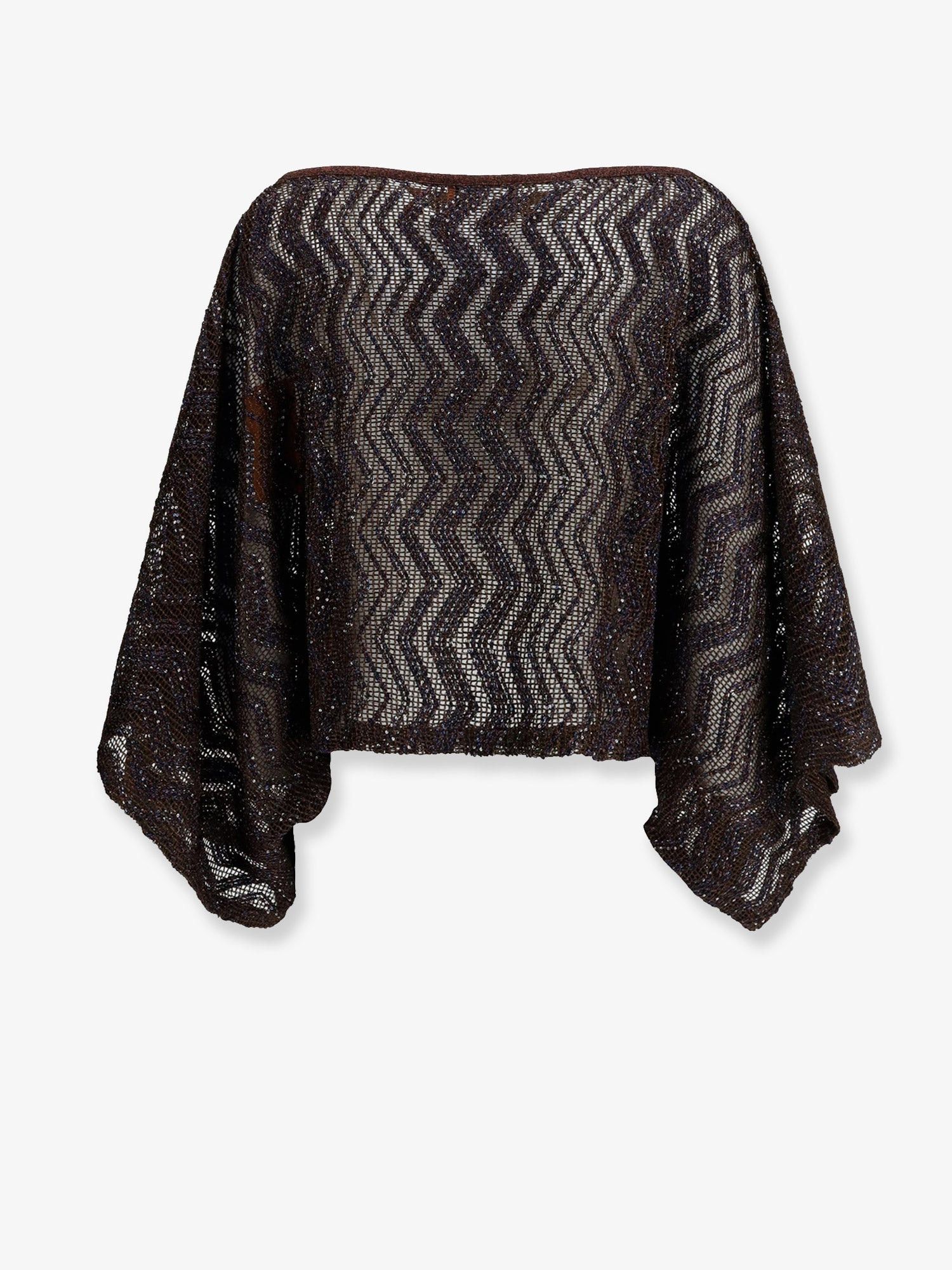 Missoni Viscose Top With Chevron Pattern Size S / US 4 / IT 40 - 2 Thumbnail