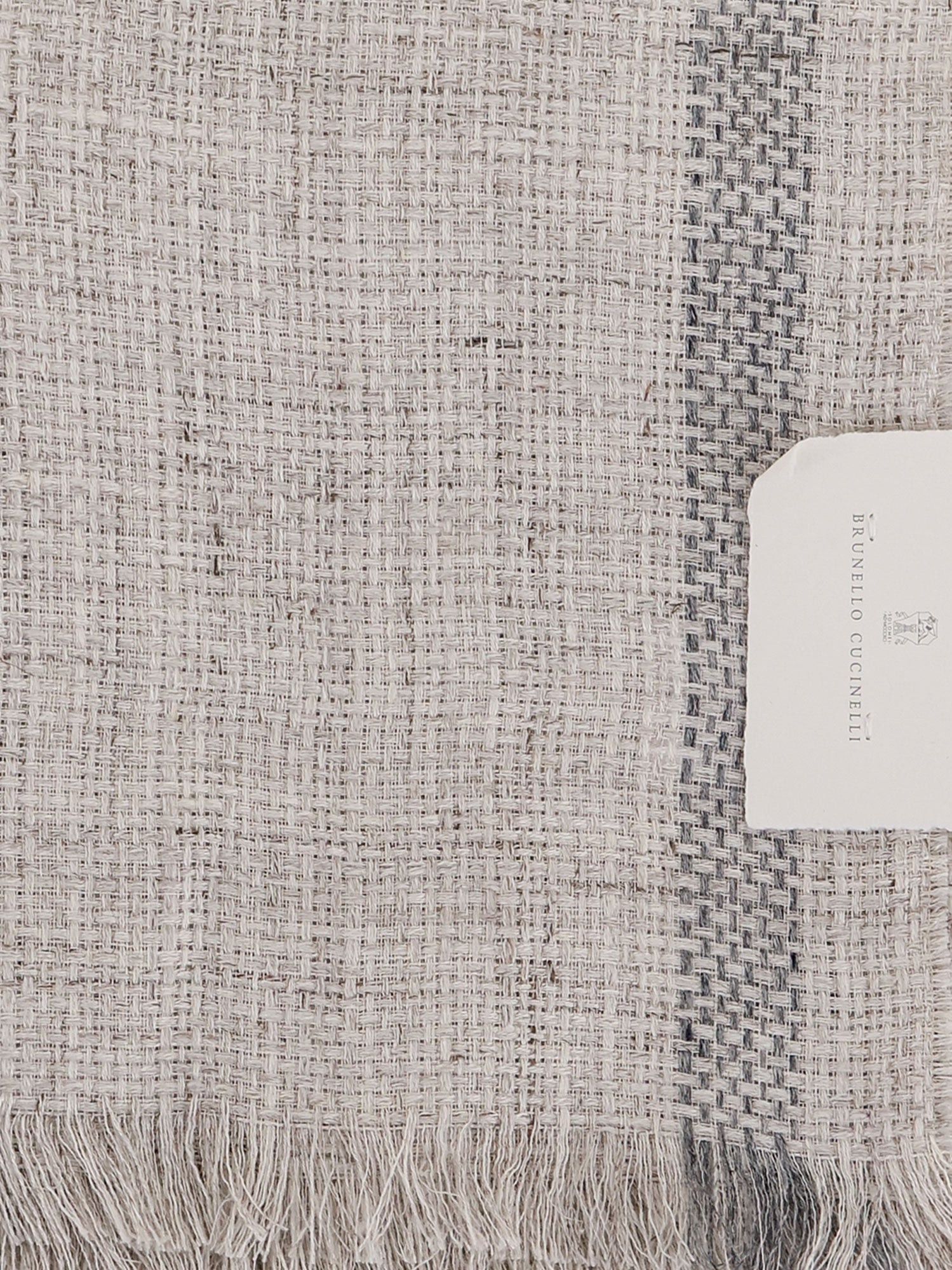 Brunello Cucinelli Linen Scarf Size ONE SIZE - 3 Thumbnail
