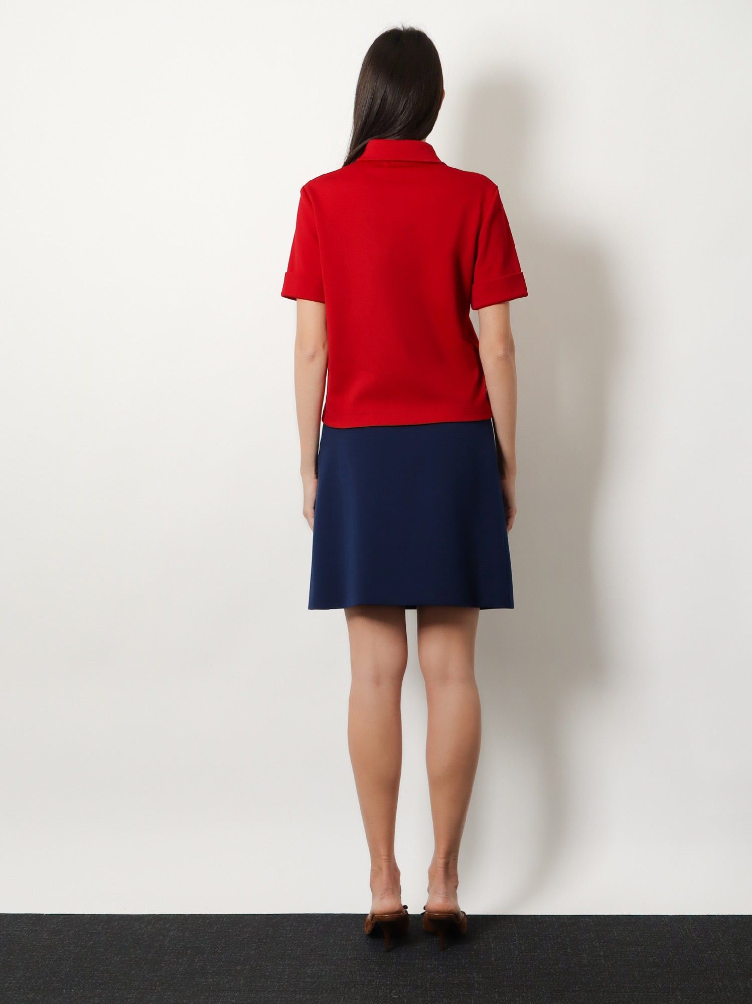 Miu Miu Polo Shirt With Lettering Logo Patch Size M / US 6-8 / IT 42-44 - 5 Thumbnail