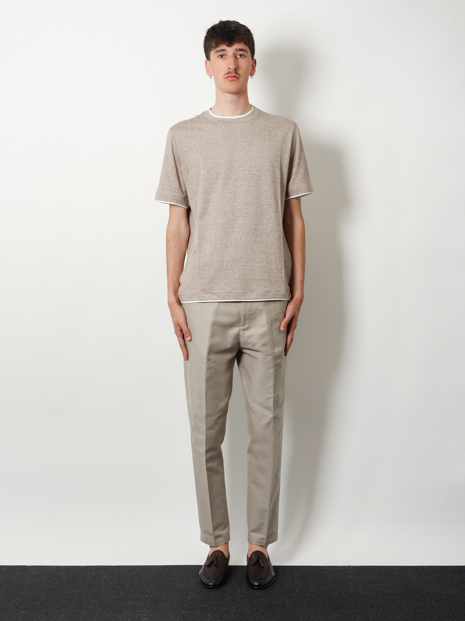 Brunello Cucinelli Linen And Cotton T-Shirt Size US XL / EU 56 / 4 - 4 Thumbnail