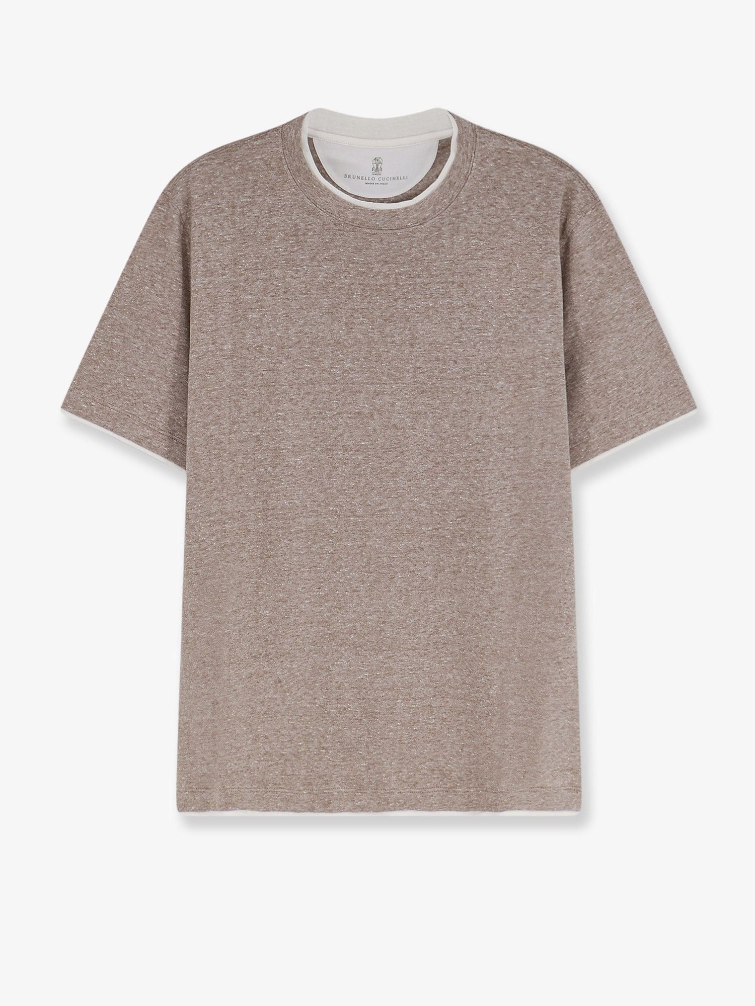 Brunello Cucinelli Linen And Cotton T-Shirt Size US XL / EU 56 / 4 - 2 Thumbnail
