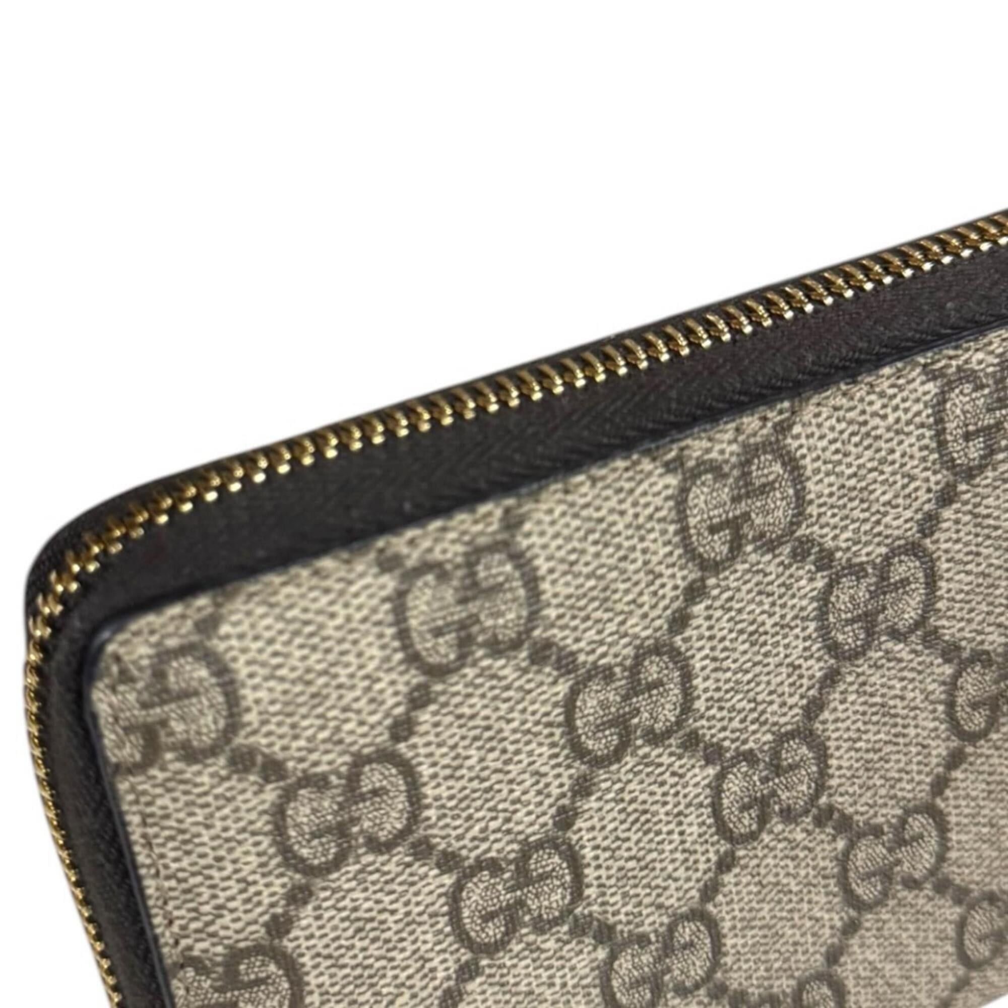 Gucci Gucci Interlocking G Long Wallet, GG Supreme Canvas 307982, Women's GUCCI Size ONE SIZE - 9 Thumbnail