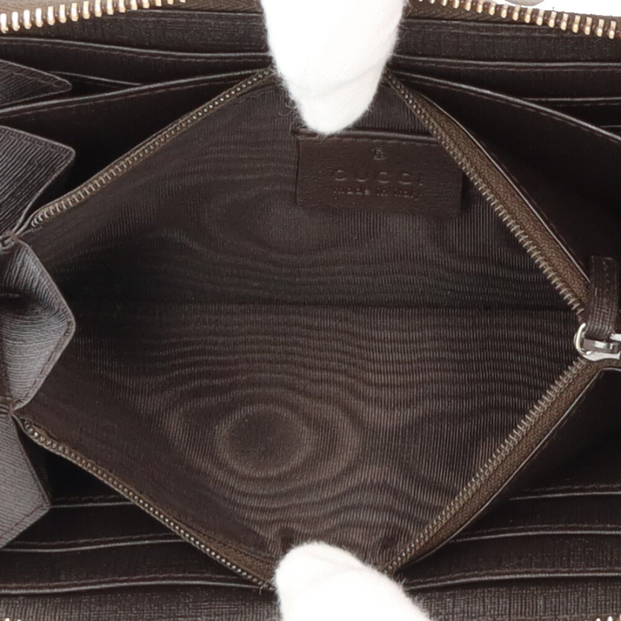 Gucci Gucci Interlocking G Long Wallet, GG Supreme Canvas 307982, Women's GUCCI Size ONE SIZE - 7 Thumbnail