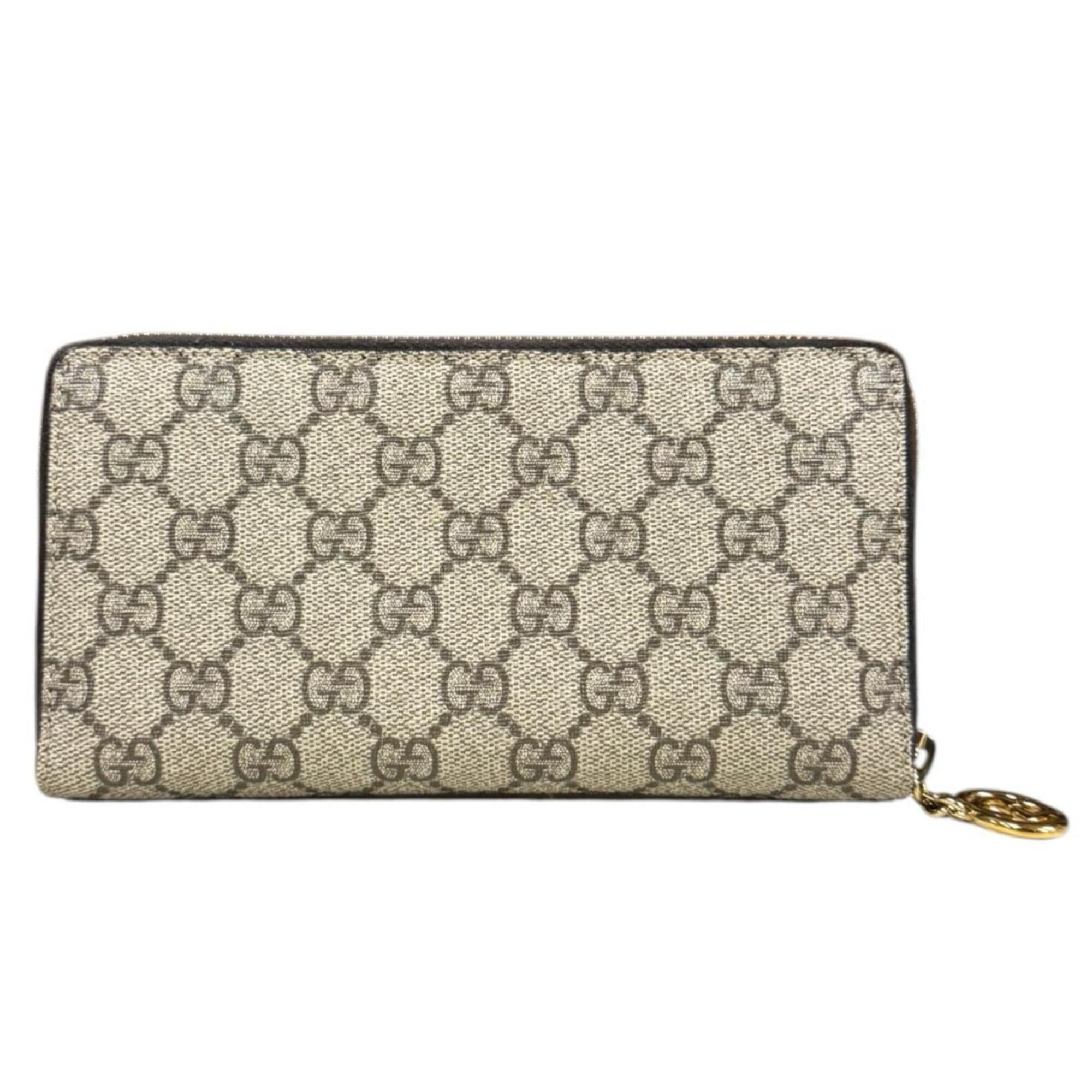 Gucci Gucci Interlocking G Long Wallet, GG Supreme Canvas 307982, Women's GUCCI Size ONE SIZE - 2 Thumbnail