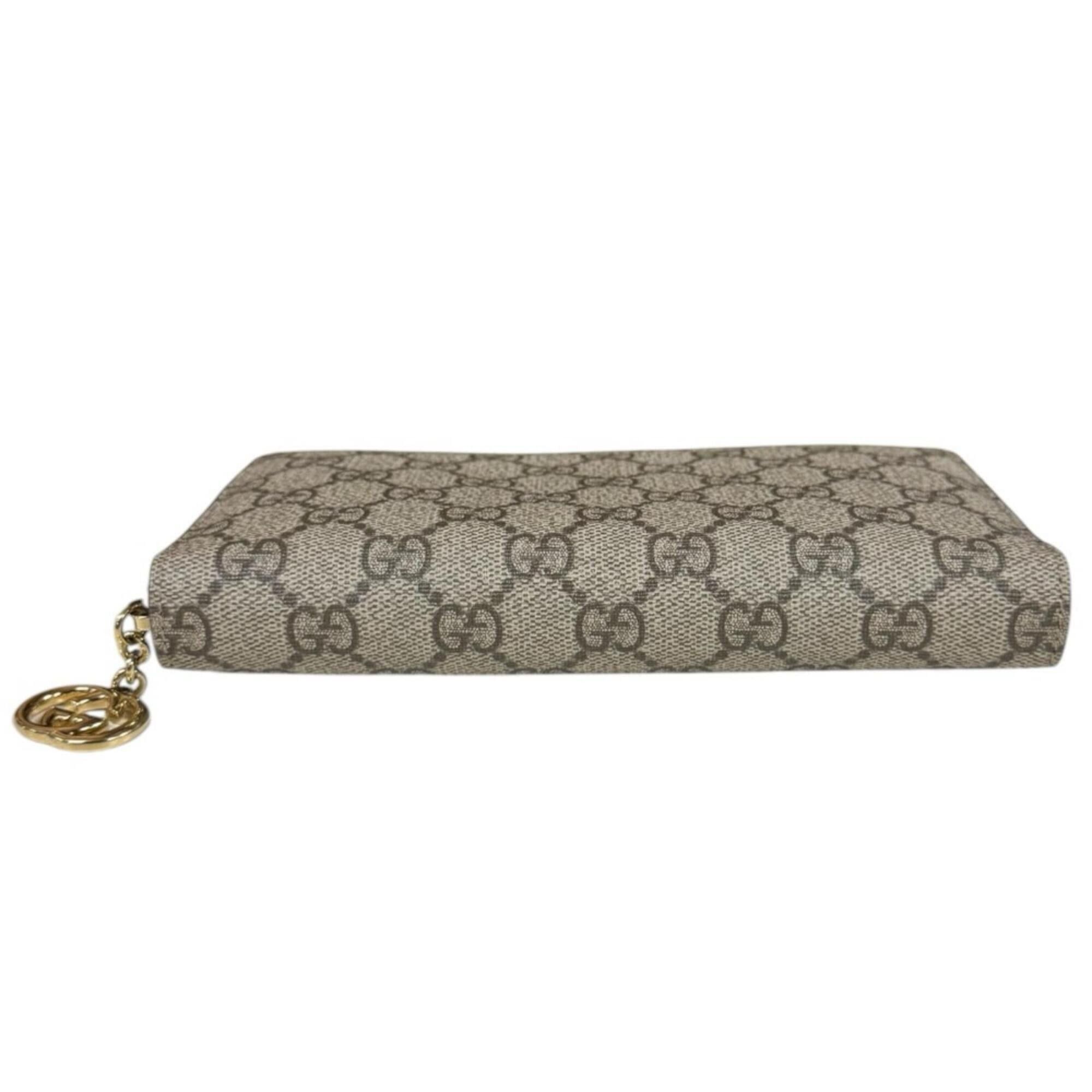 Gucci Gucci Interlocking G Long Wallet, GG Supreme Canvas 307982, Women's GUCCI Size ONE SIZE - 5 Thumbnail
