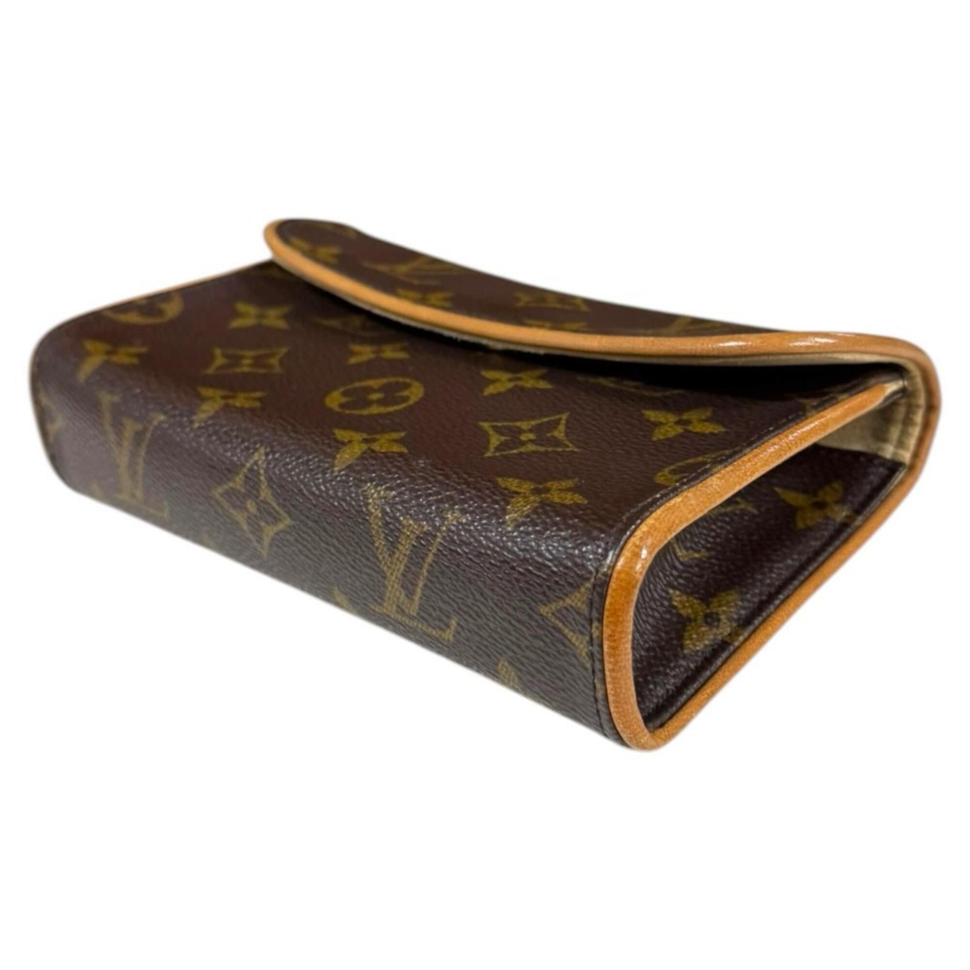 Louis Vuitton Louis Vuitton Pochette Florentine Monogram Waist Bag, Canvas M51855 Brown, Women's LOUIS VUITTON Size ONE SIZE - 7 Thumbnail